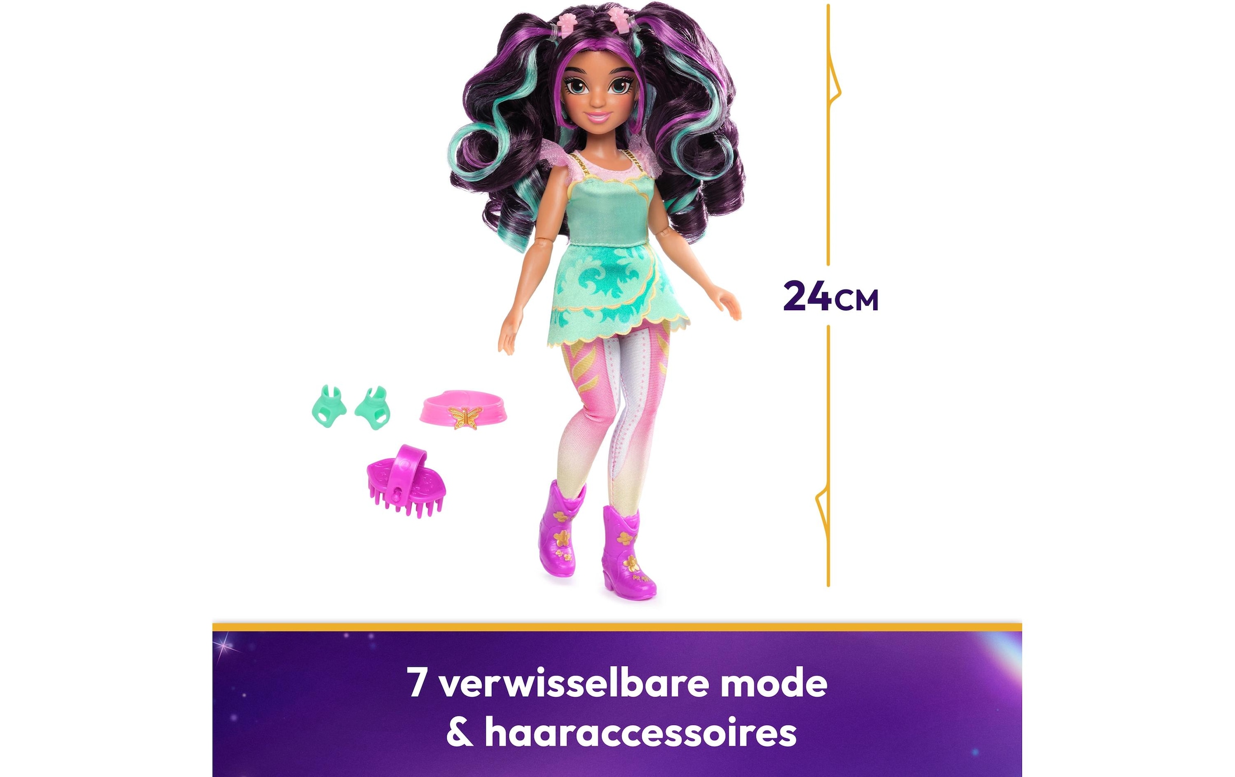 Anziehpuppe »Spinmaster Unicorn Academy Fashion Doll Ava«