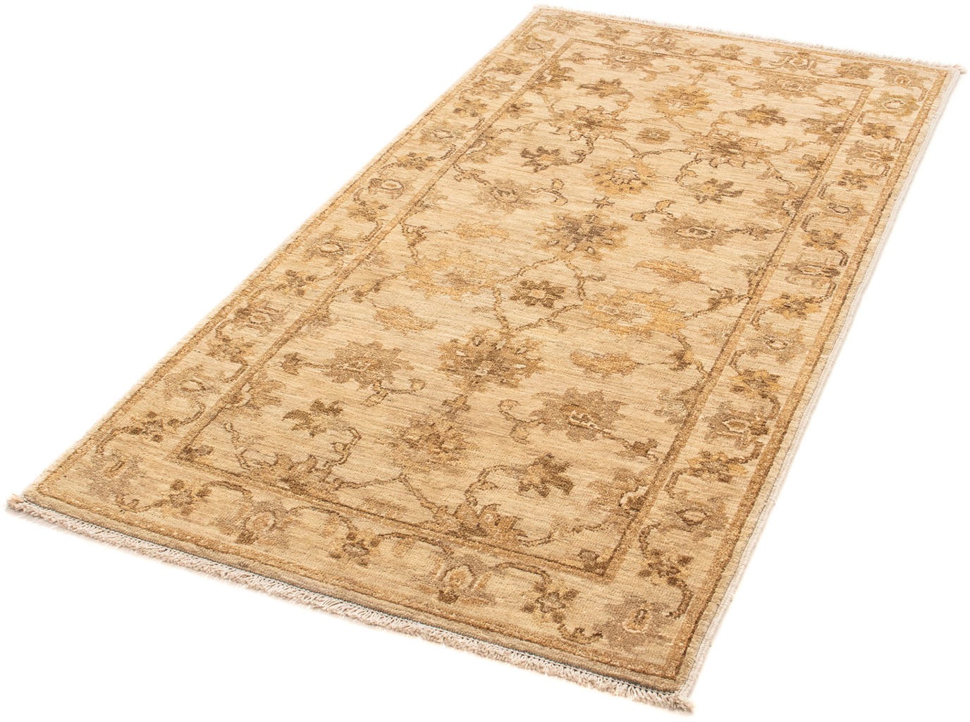 Image of morgenland Orientteppich »Ziegler - 147 x 76 cm - beige«, rechteckig, 6 mm Höhe, Wohnzimmer, Handgeknüpft, Einzelstück mit Zertifikat bei Ackermann Versand Schweiz