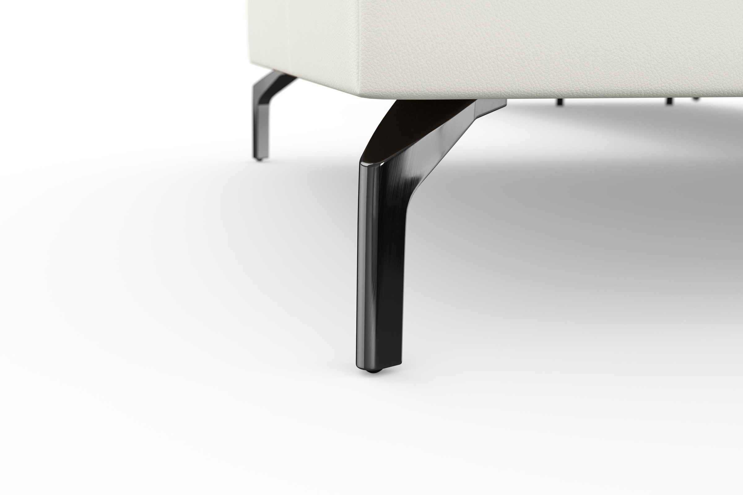 sit&more Ecksofa »Bendigo L-Form«, inklusive Sitztiefenverstellung, Bodenfreiheit 15 cm, 2 Fussfarben