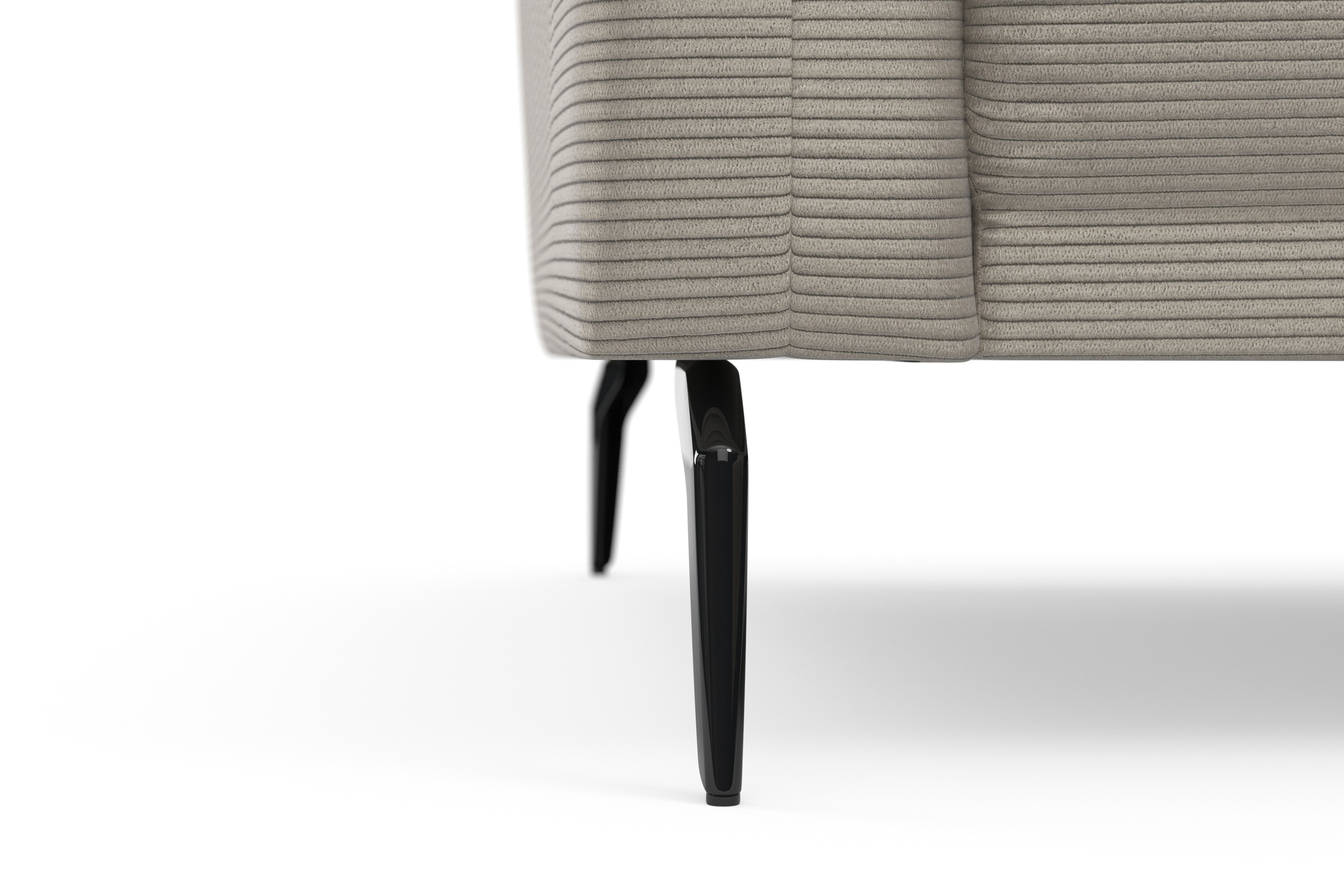 INOSIGN Ecksofa »Coco L-Form«, Sitztiefen-, Arm- und Kopfteilverstellung, Cord-Bezug, Fusshöhe 15 cm