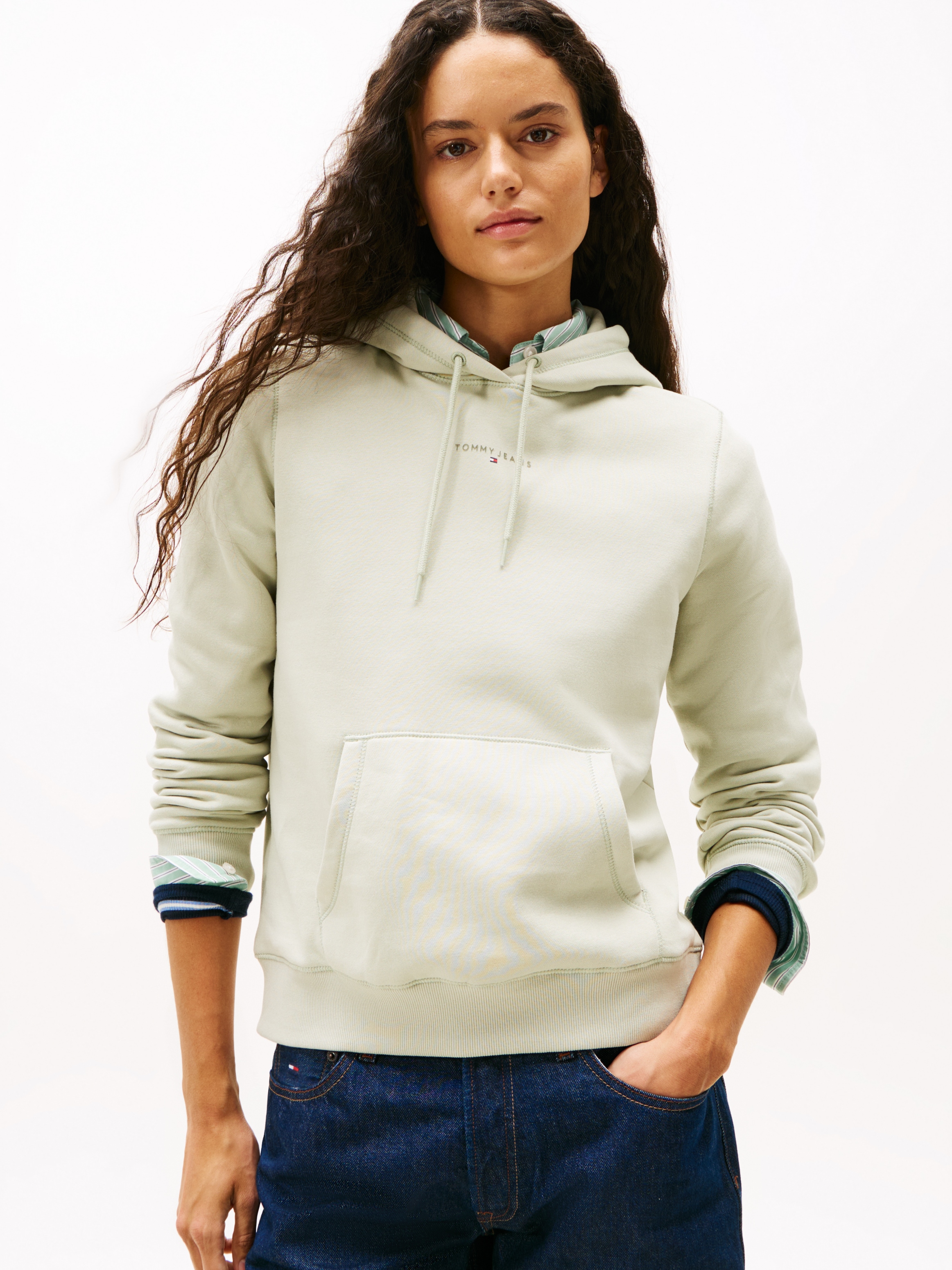 Image of Tommy Jeans Kapuzensweatshirt "TJW REG LINEAR HOODIE EXT"
