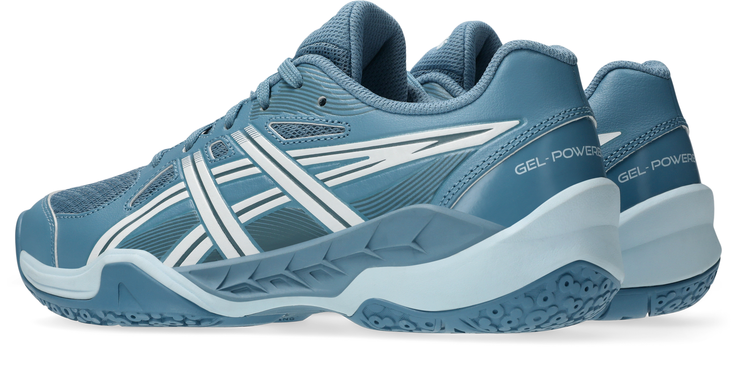 Asics Chaussures d'intérieur »GEL-POWERBREAK GS«  für Hallensport, Indoor Sportschuhe, nicht abfärbende Sohle