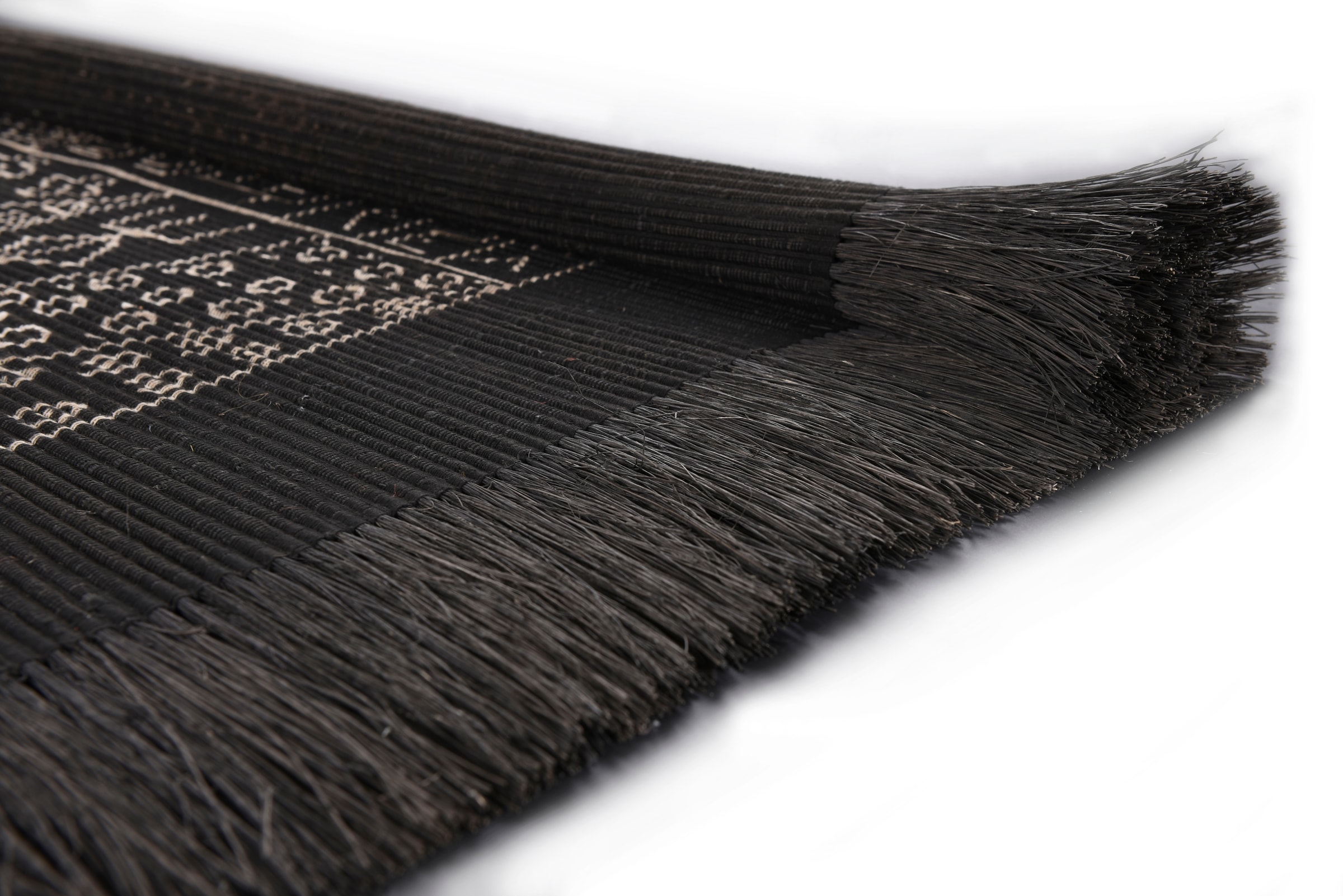 DIE HAUSKUNST Tapis »Taama« Rectangulaire 4 mm Höhe Flachgewebe, handgewebt, mit Fransen