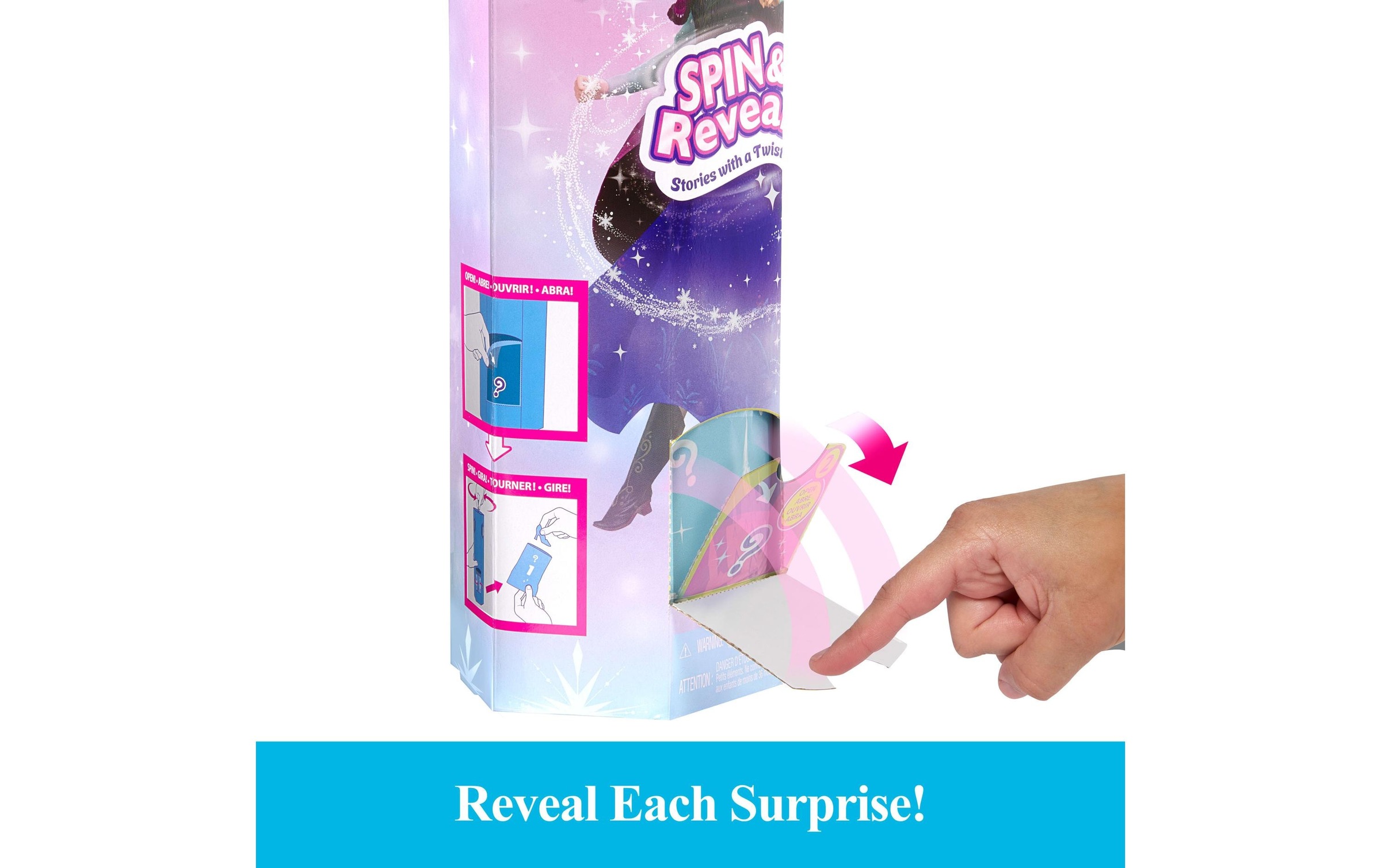 Disney Frozen Anziehpuppe »Frozen Eiskönigin Spin & Reveal Anna«
