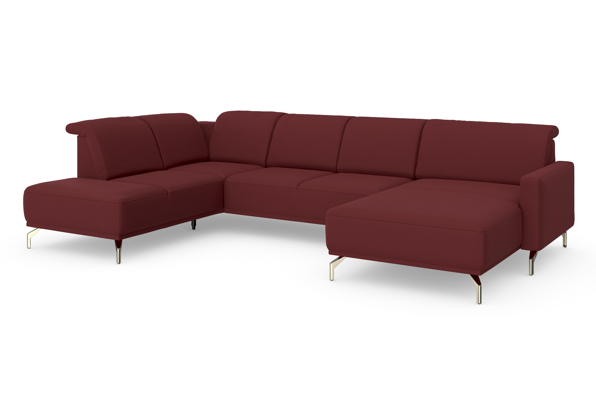 sit&more Wohnlandschaft »Bailando U-Form« wahlweise mit Kopfteilverstellung und Vorziehsitz, motorisch