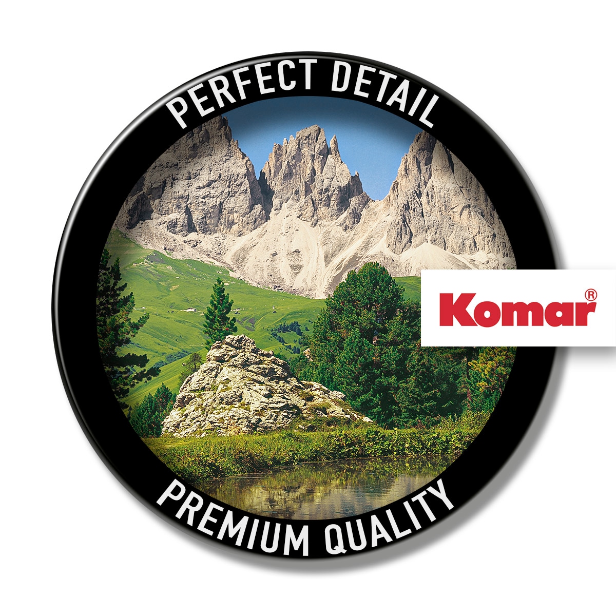 Komar Fototapete »Vlies Fototapete - Dolomiten - Grösse 400 x 260 cm« Motiv | bedruckt glatt