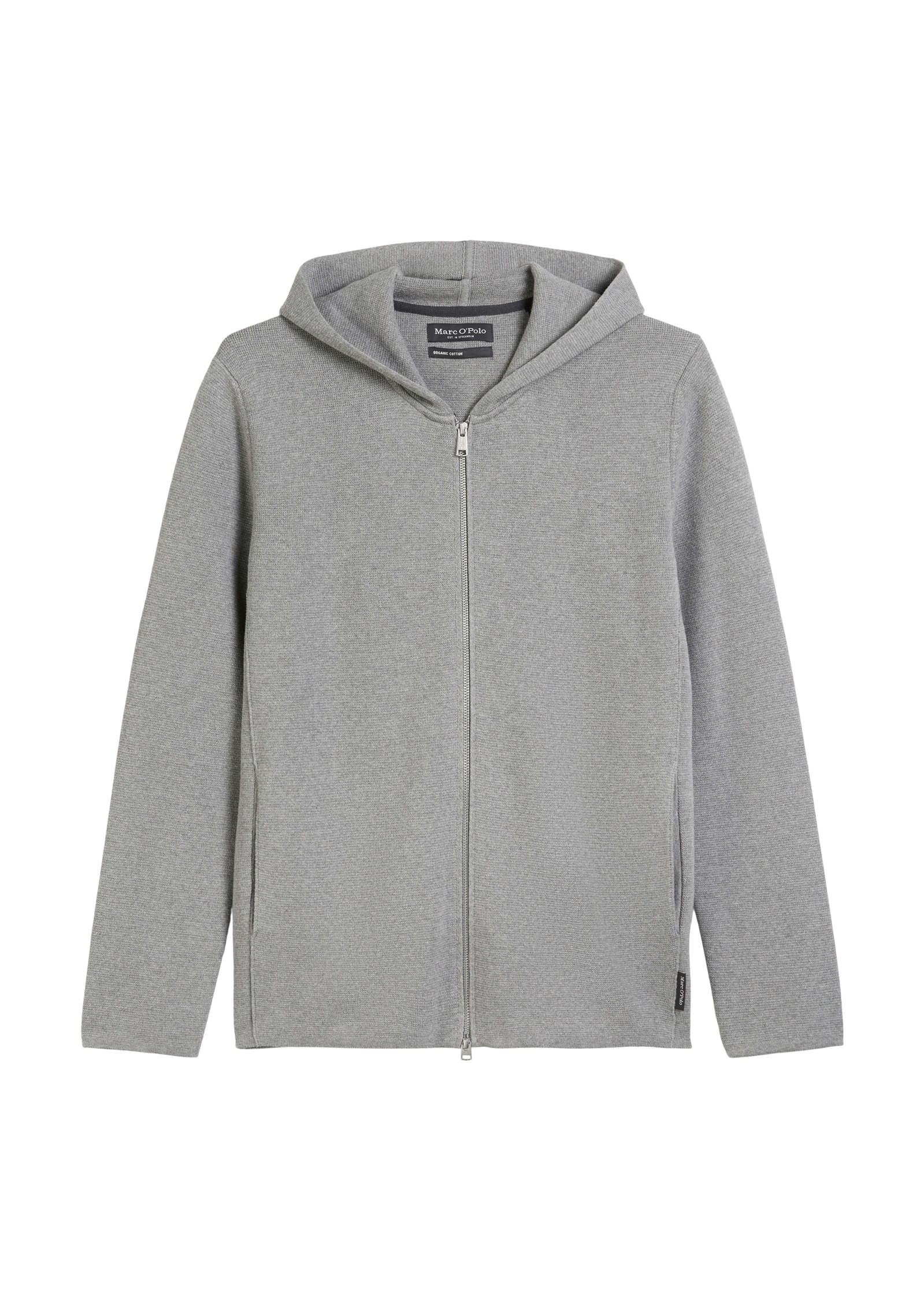 Marc O'Polo Kapuzenstrickjacke, mit Zwei-Wege-Reissverschluss