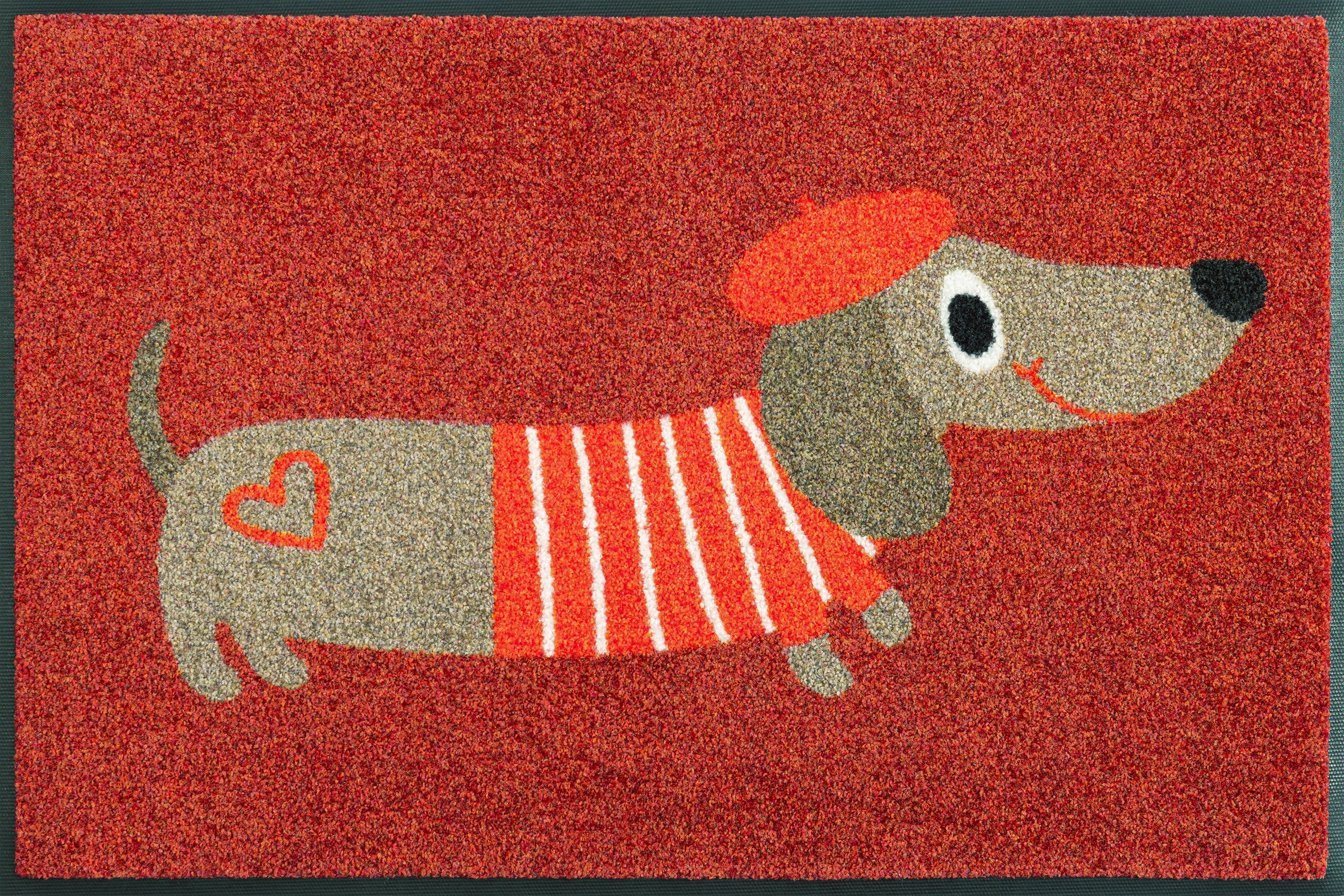 Image of wash+dry by Kleen-Tex Fussmatte "Monsieur Chien" rechteckig 7 mm Höhe