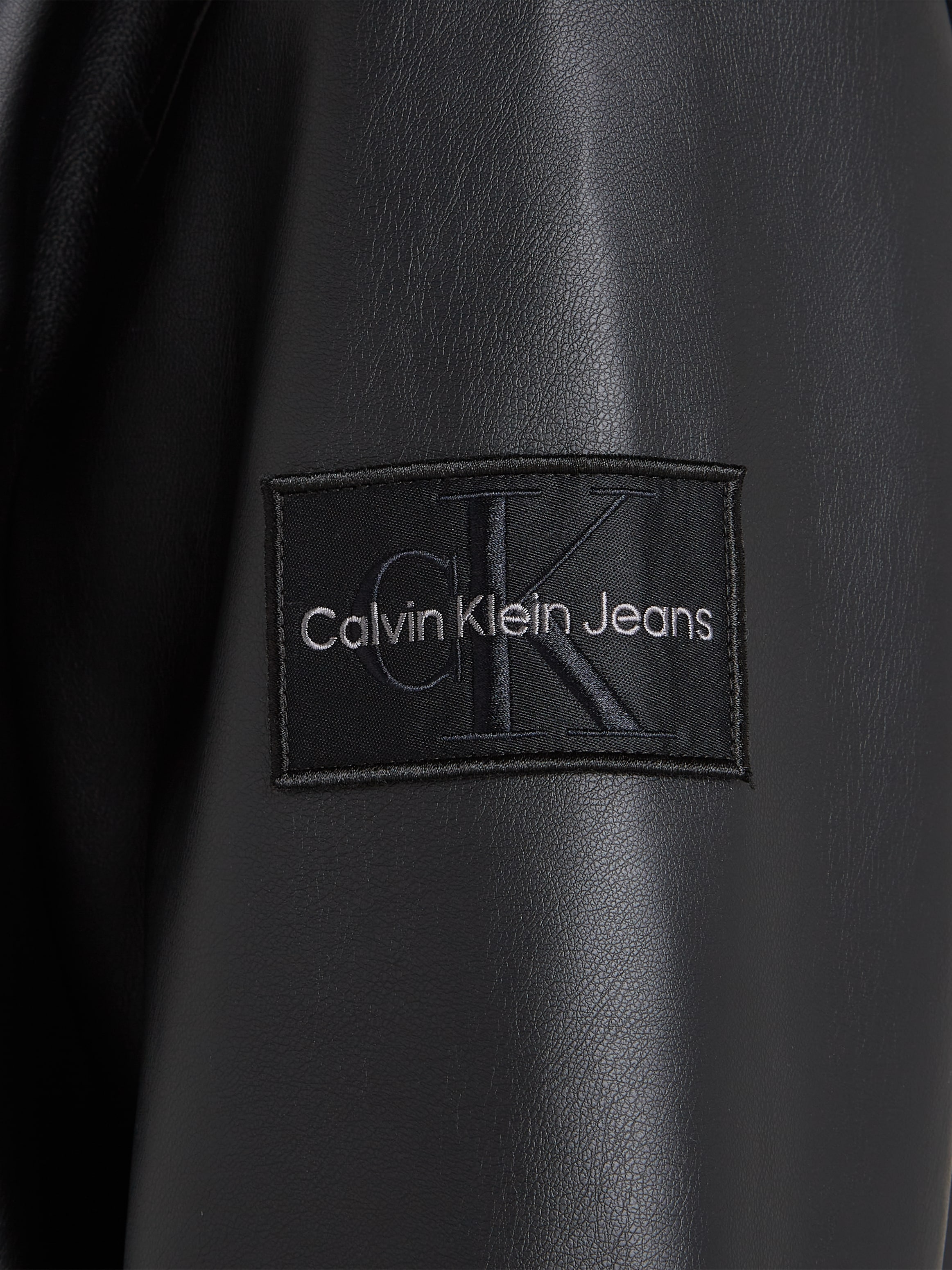 Calvin Klein Jeans Collegejacke »FAUX LEATHER BOMBER«, in Lederoptik