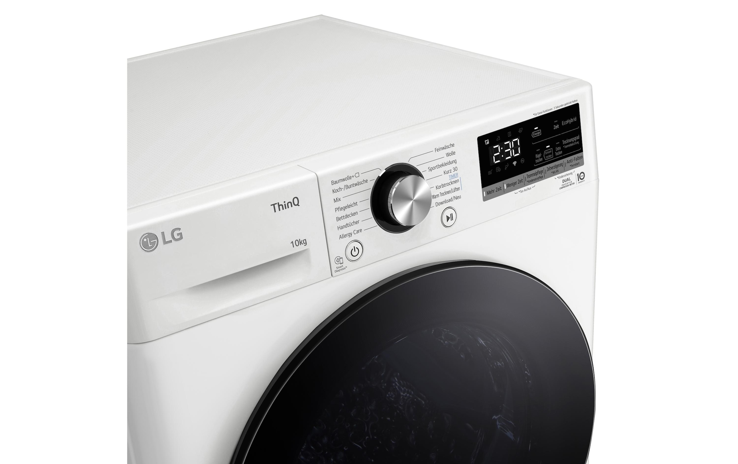 LG Wärmepumpentrockner »V9AYXT Links«, 10 kg