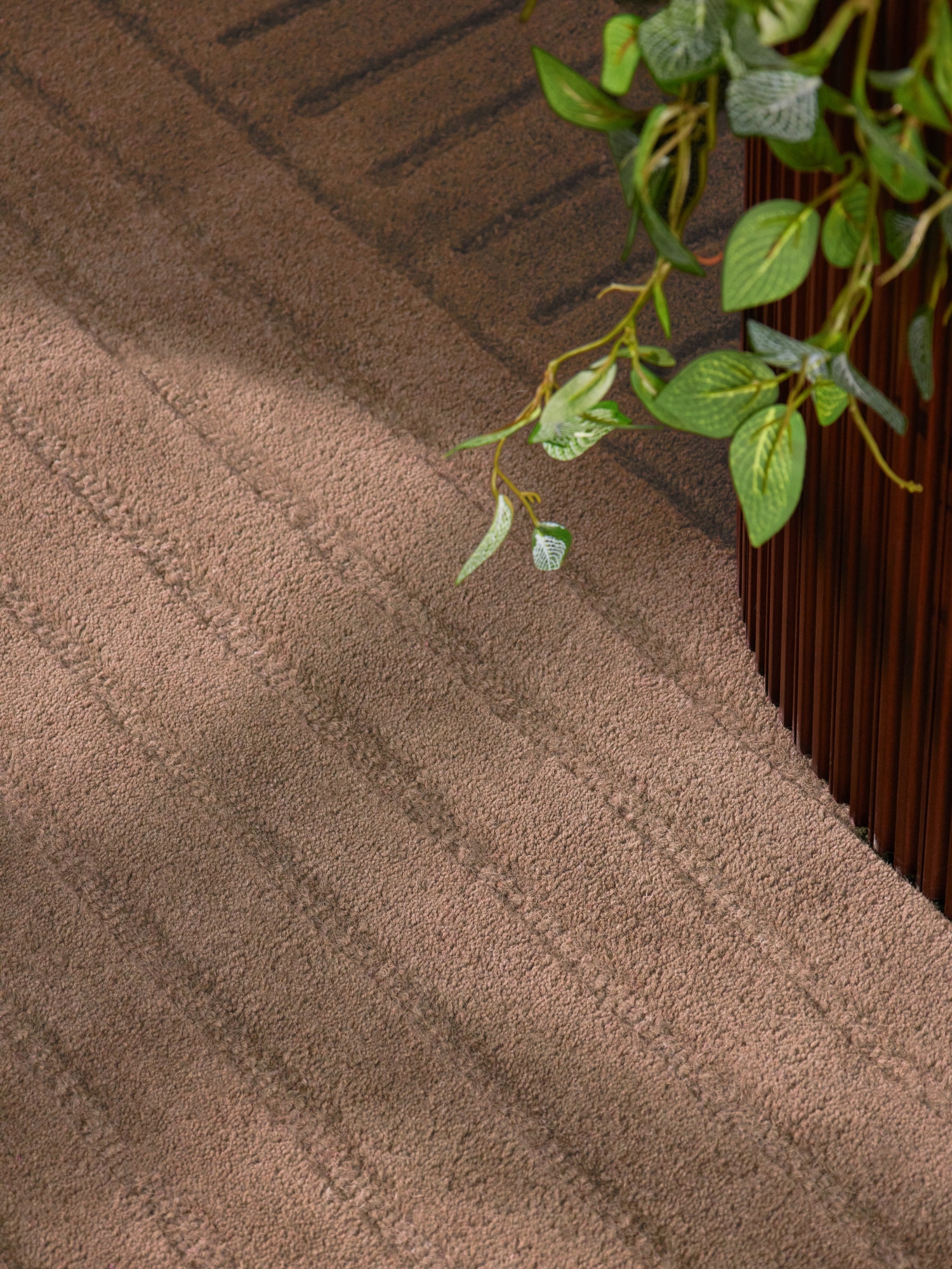 vikosa Wollteppich »Arcura« rechteckig 15 mm Höhe Wolle Handgemacht, Hoch-Tief-Effekt, Geometrisches Linien Wellendesign