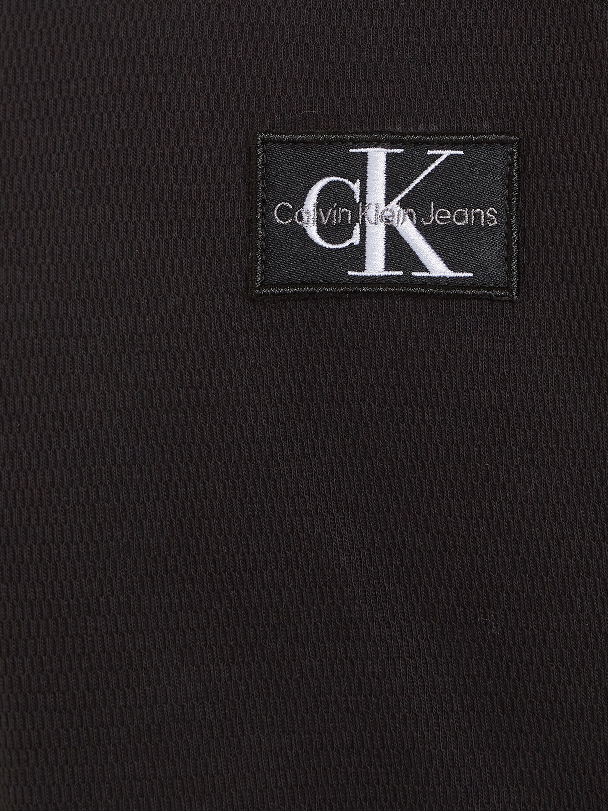 Jetzt Calvin »MODERN Langarmshirt Klein BADGE T-SHIRT«, LS WAFFLE Jeans bestellen mit Logopatch