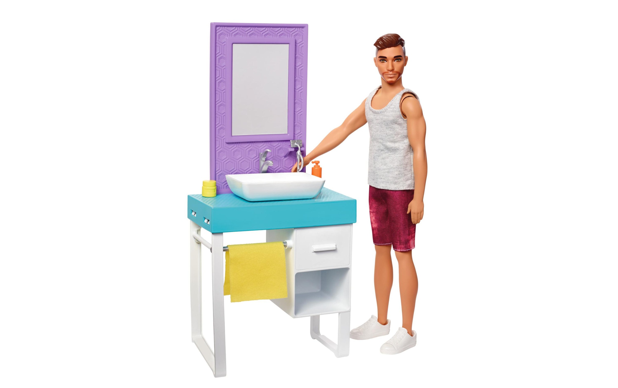 Image of Barbie Puppen Accessoires-Set »Badezimmer mit Ken« bei Ackermann Versand Schweiz