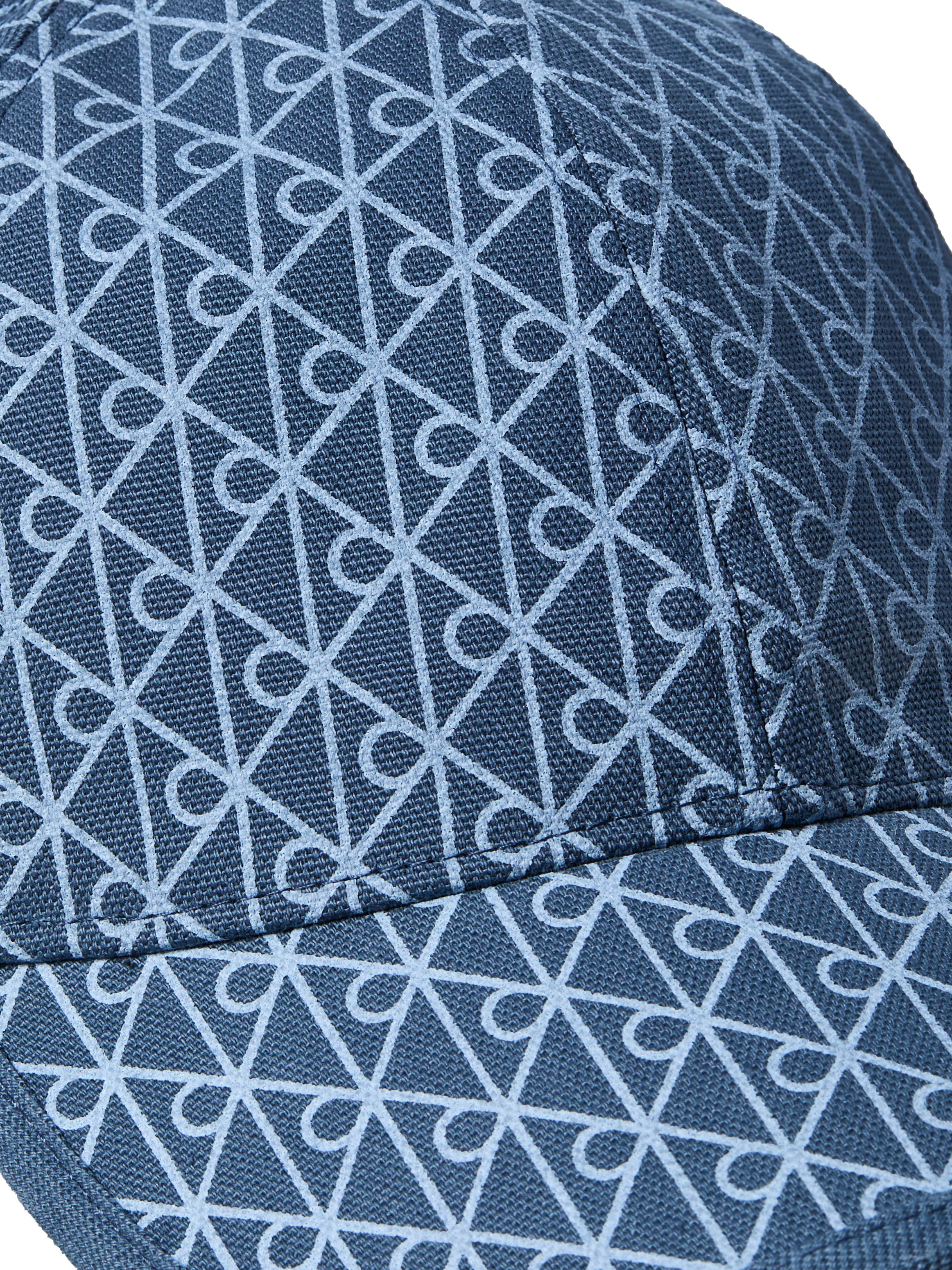 Calvin Klein Casquette de baseball »EMBLEM PRINT w LEATHER PATCH CAP« Mit festem Schirm