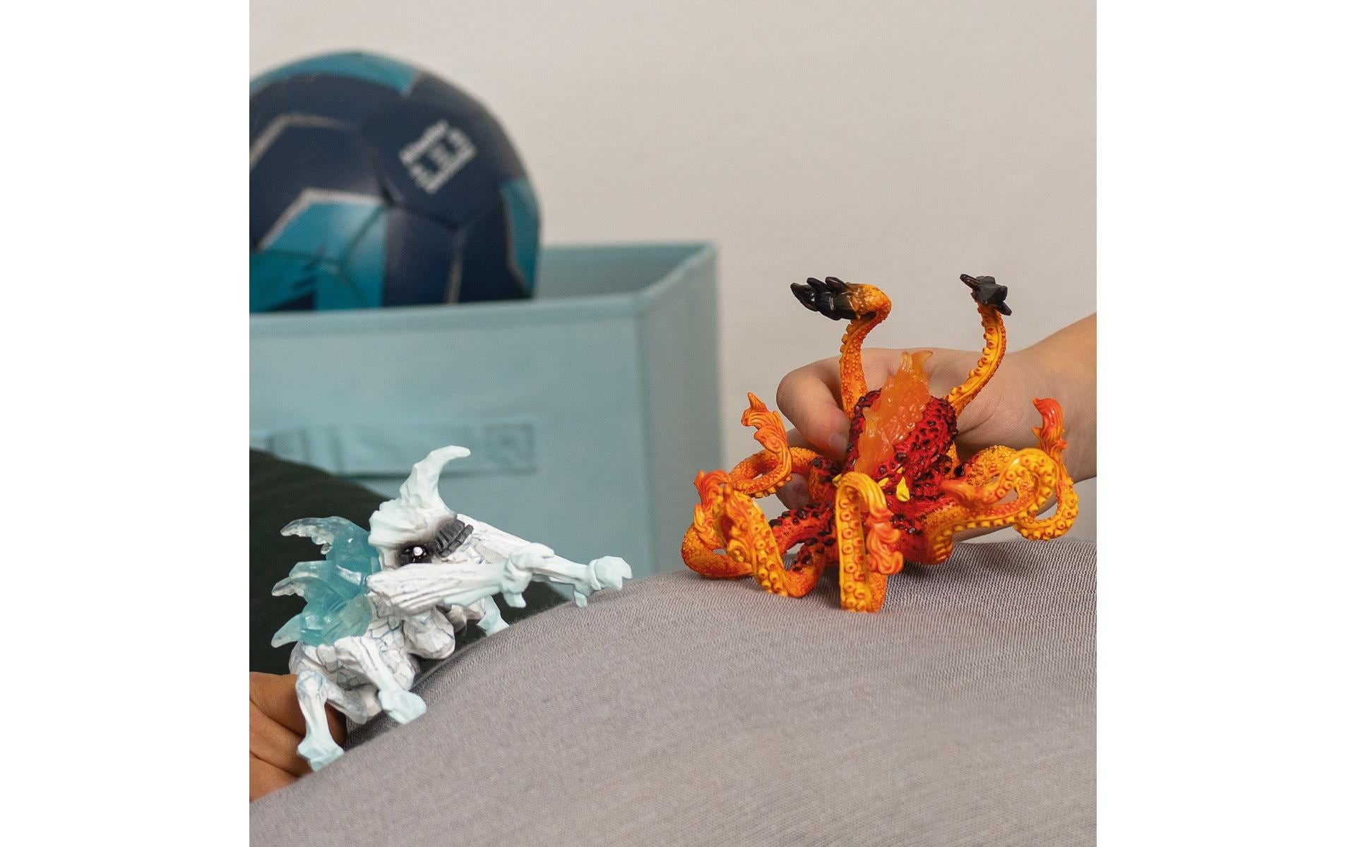 Schleich® Personnage de jeu »Eiskäfer vs. Feuerkrake«