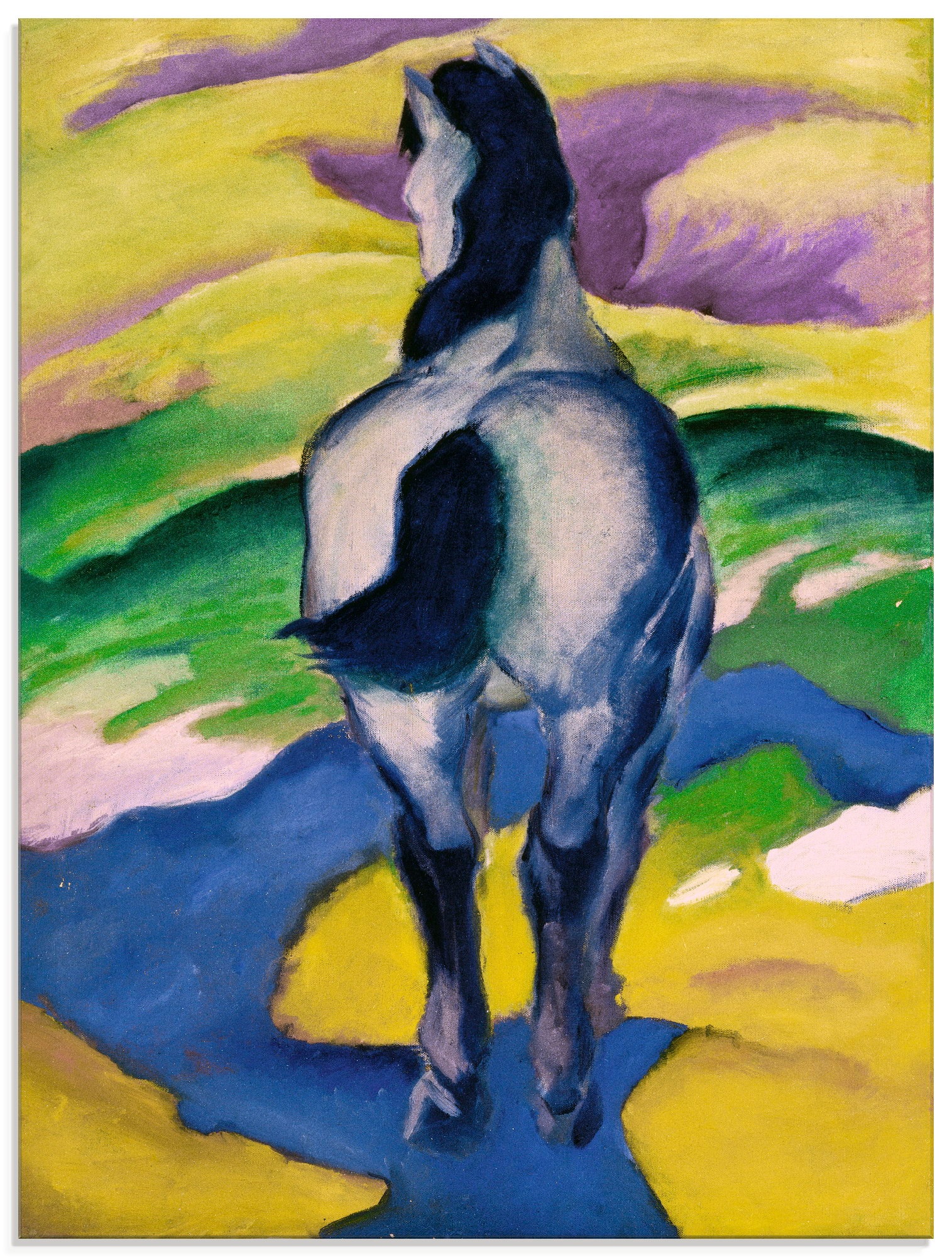 Image of Artland Glasbild »Blaues Pferd II. 1911«, Haustiere, (1 St.) bei Ackermann Versand Schweiz