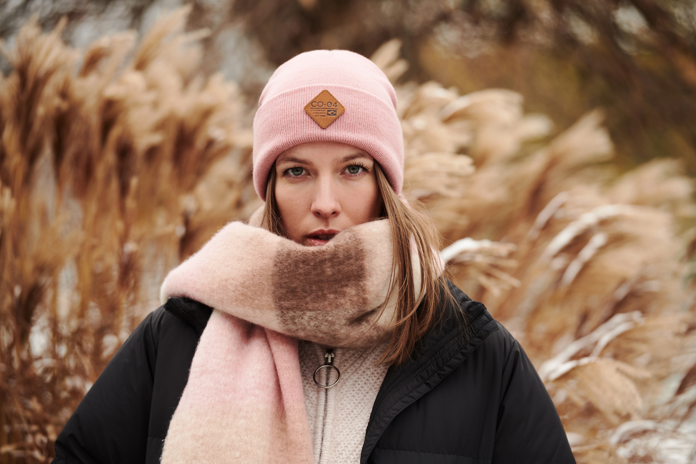 chillouts Bonnet »Nicki Hat« mit stilvollem Logo-Emblem