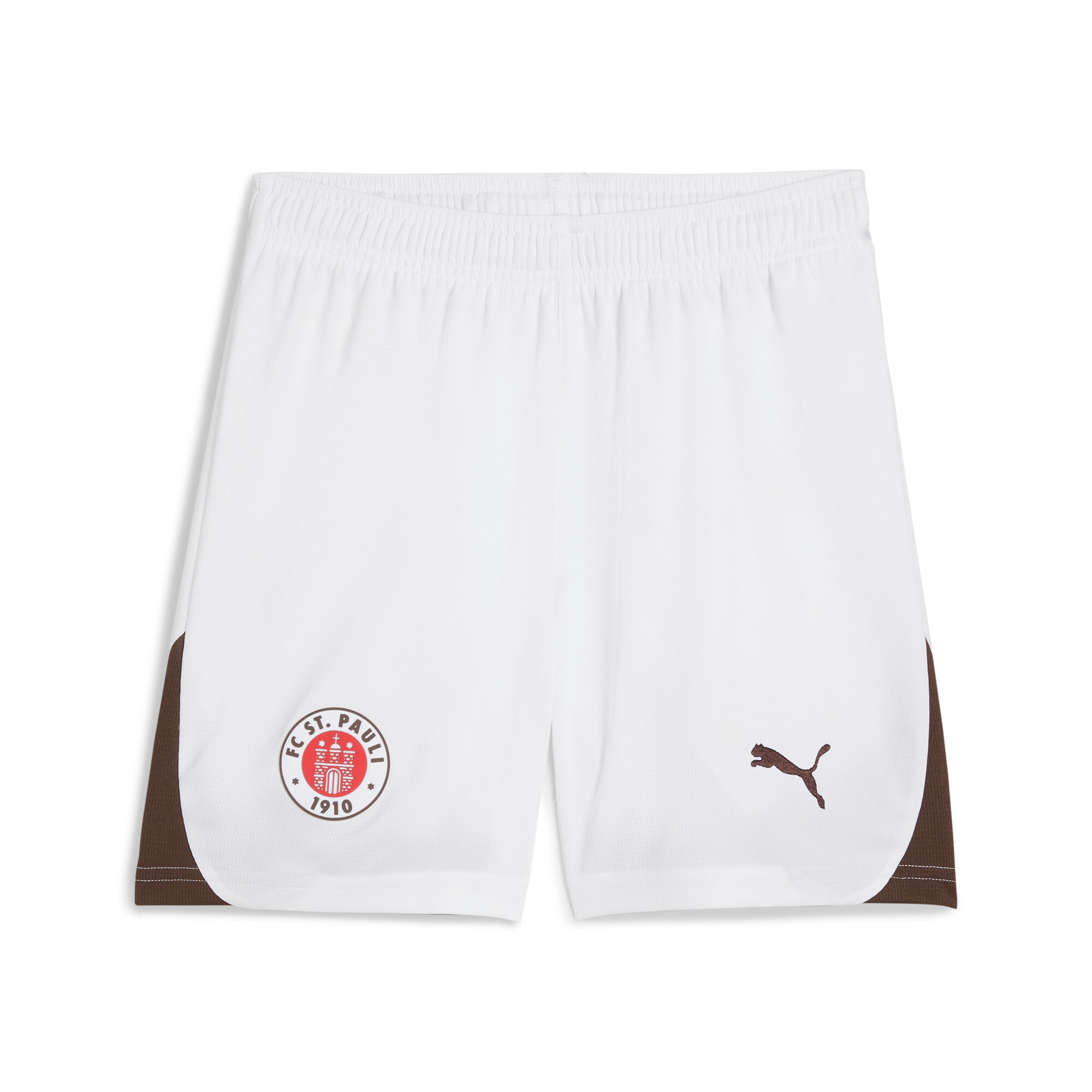 Image of PUMA Trainingsshorts "FCSP AWAY SHORTS JR" für Fussball, aus atmungsaktivem Material, mit DryCELL-Technologie