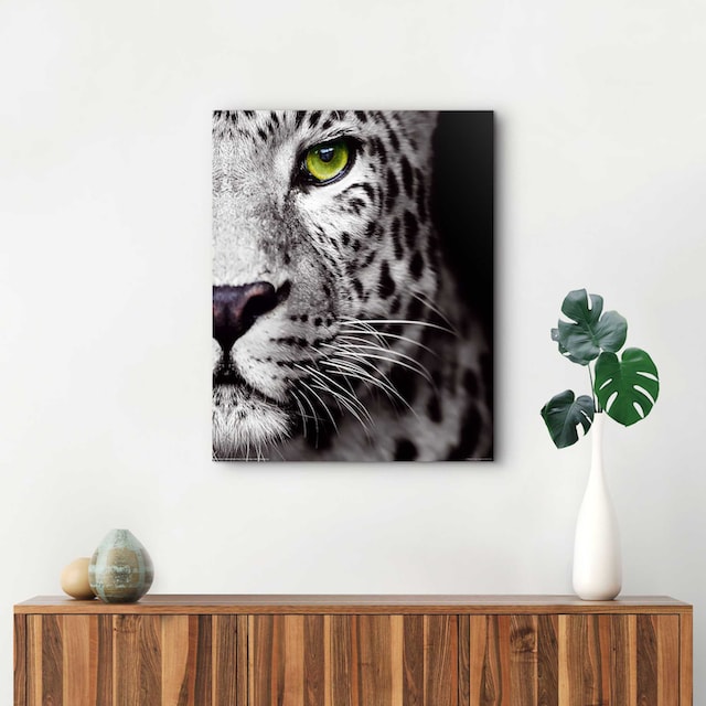 versandkostenfrei - Auge Panthers Leopard«, Reinders! Wandbild Kräftig (1 - auf Raubetier St.) Tiere, ♕ »Wandbild