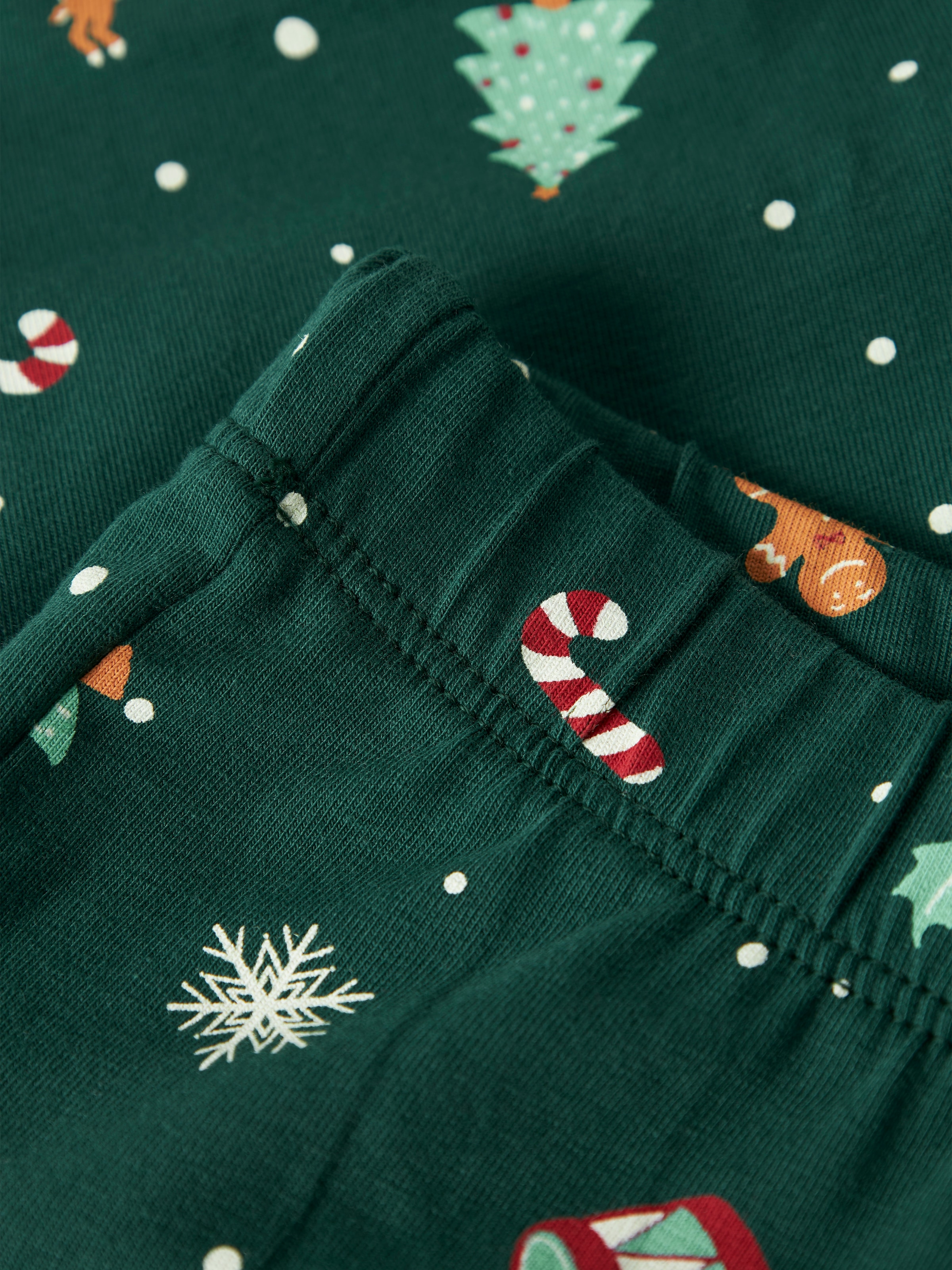 Name It Schlafanzug »NMNVISMAS LS NIGHTSET« Set, 2 tlg. Weihnachten, Baumwollmischung