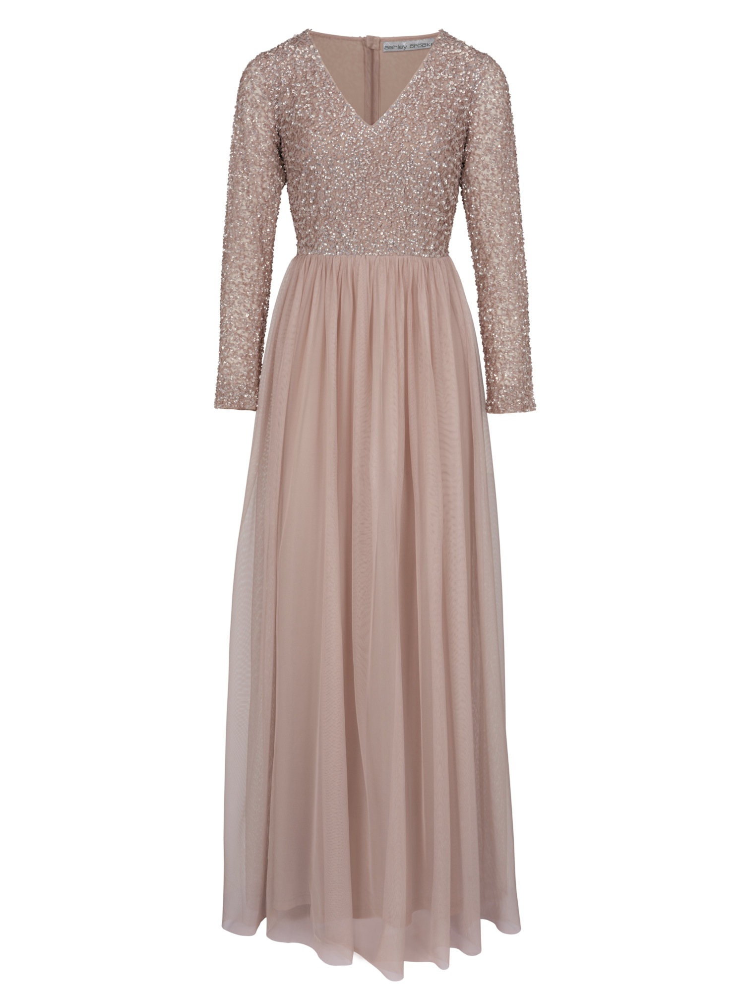 Abendkleid mit Pailletten