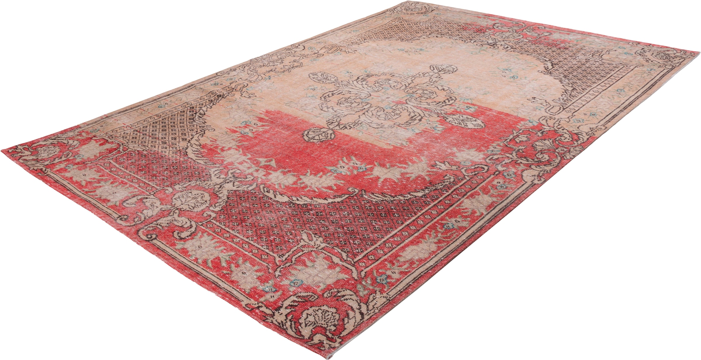 Arte Espina Teppich »Vintage 8405«, rechteckig, 9 mm Höhe, Kurzflor im Vintage Design, Wohnzimmer