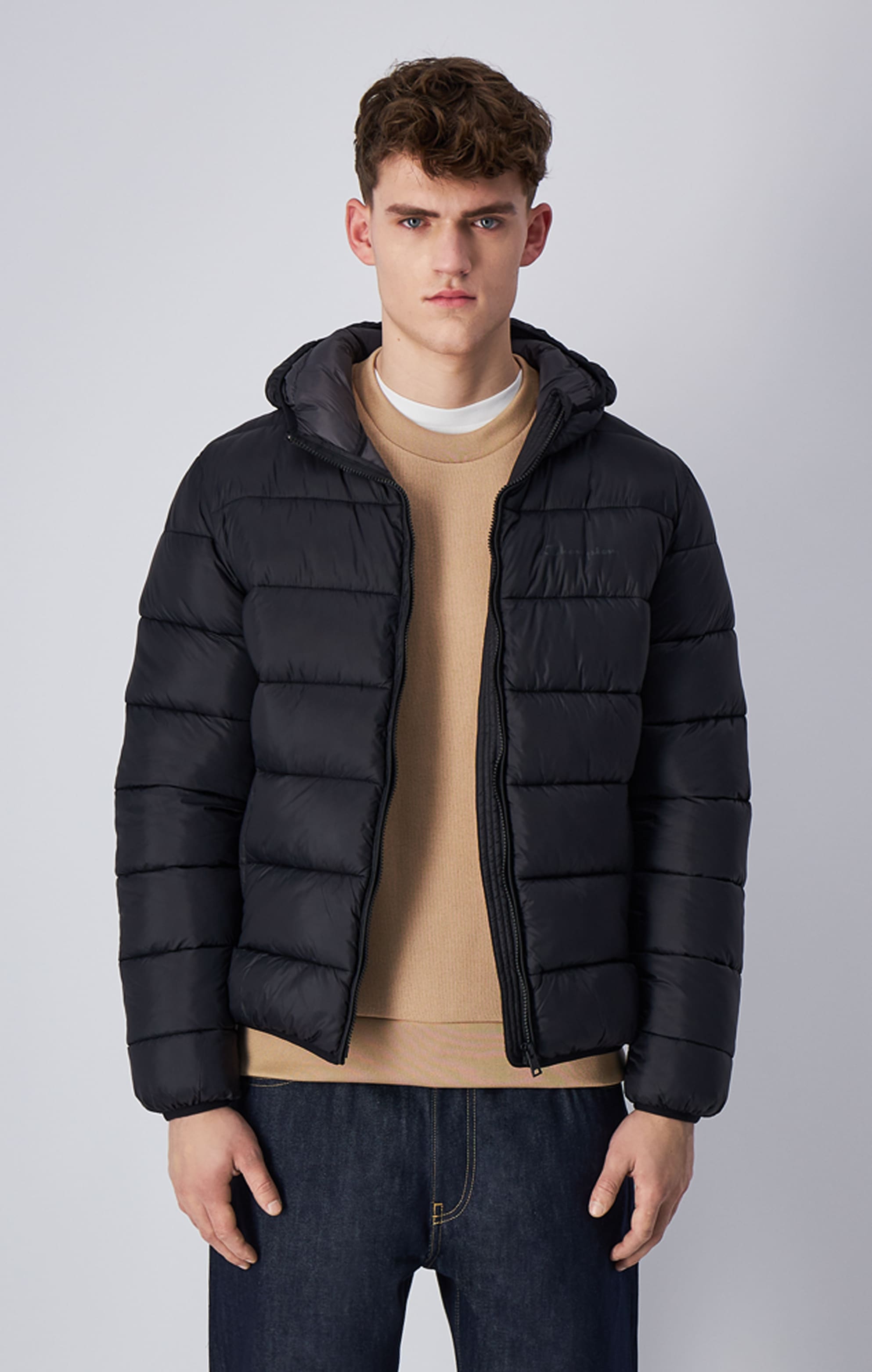 Image of Champion Steppjacke "Hooded Jacket" mit Kapuze
