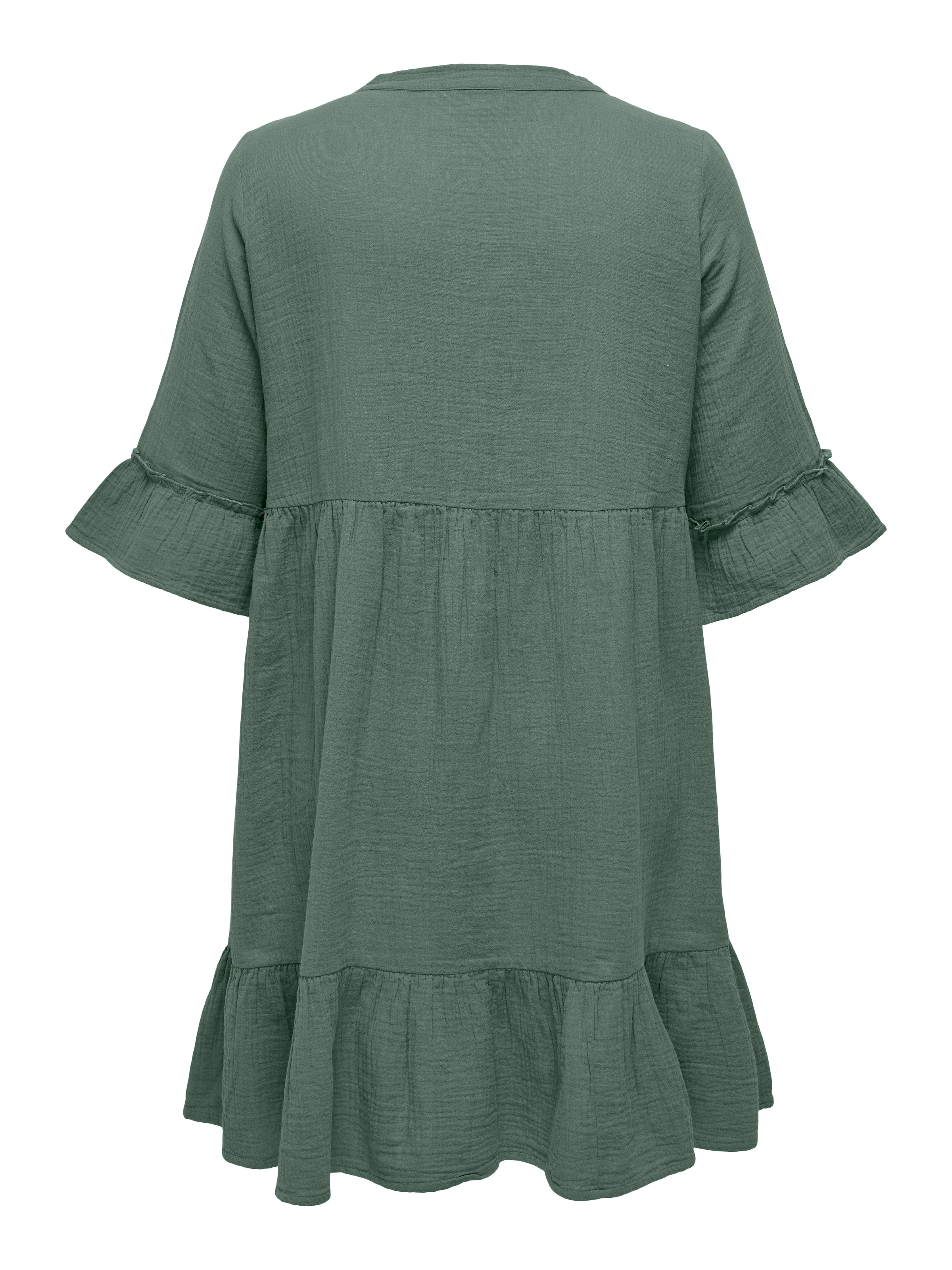 ONLY CARMAKOMA Robe tunique »CARTHYRA LIFE PEPLUM DRESS WVN« Sommerkleid