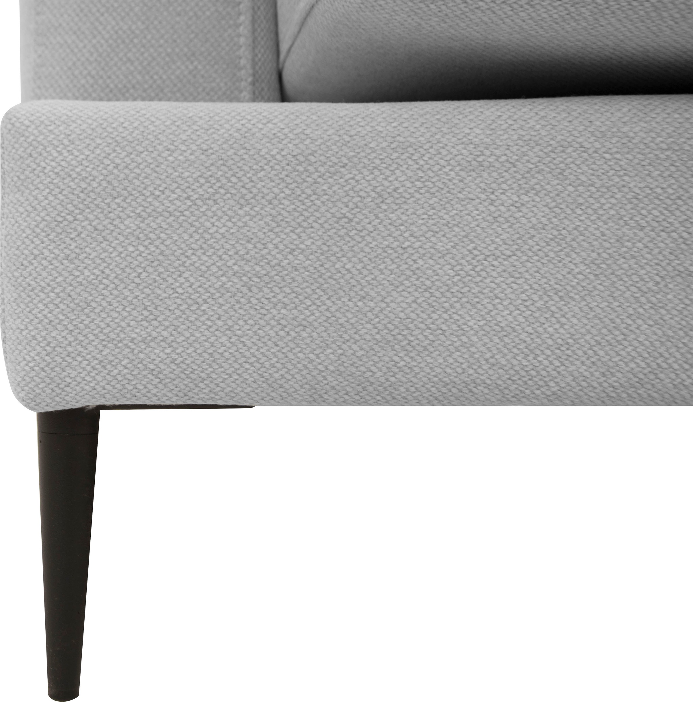Leonique Recamiere »Cozy Chaiselongue, Masse B/T/H: 195/97/80 cm«, mit losen Kissen und Metallbeinen, Armlehne links oder rechts wählbar