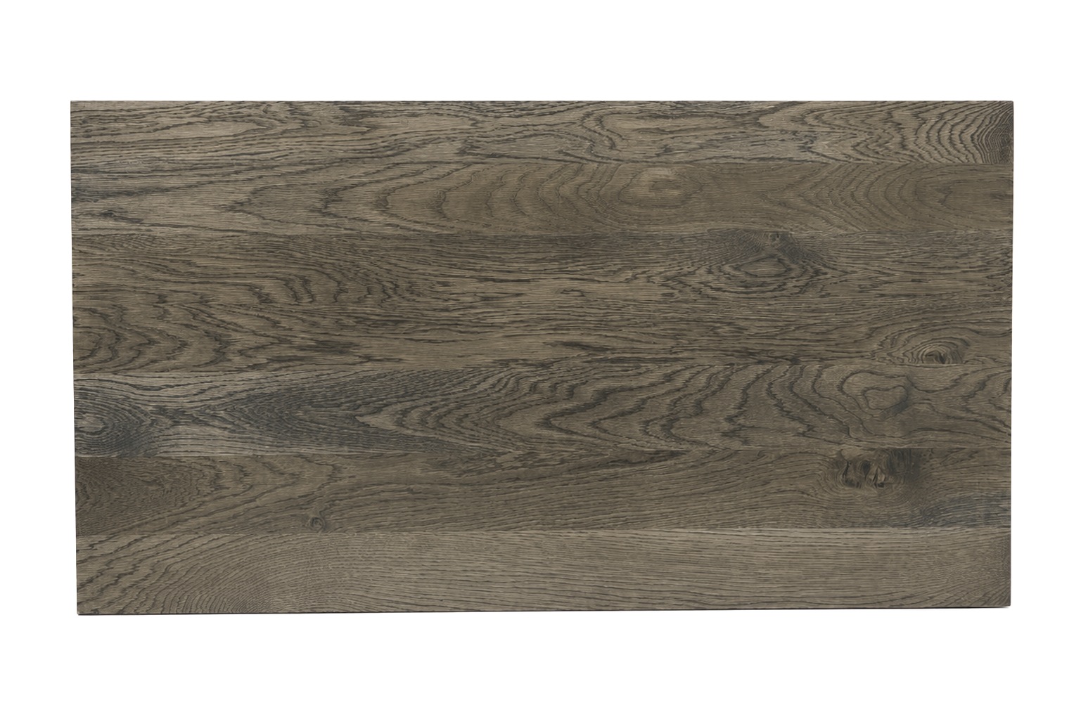 GOODproduct Couchtisch »Arvid, Wohnzimmertisch, Sofatisch, Beistelltisch, Kaffeetisch« Wildeiche geölt Natur/Smoke, Schweizer Kante, Metallgestell