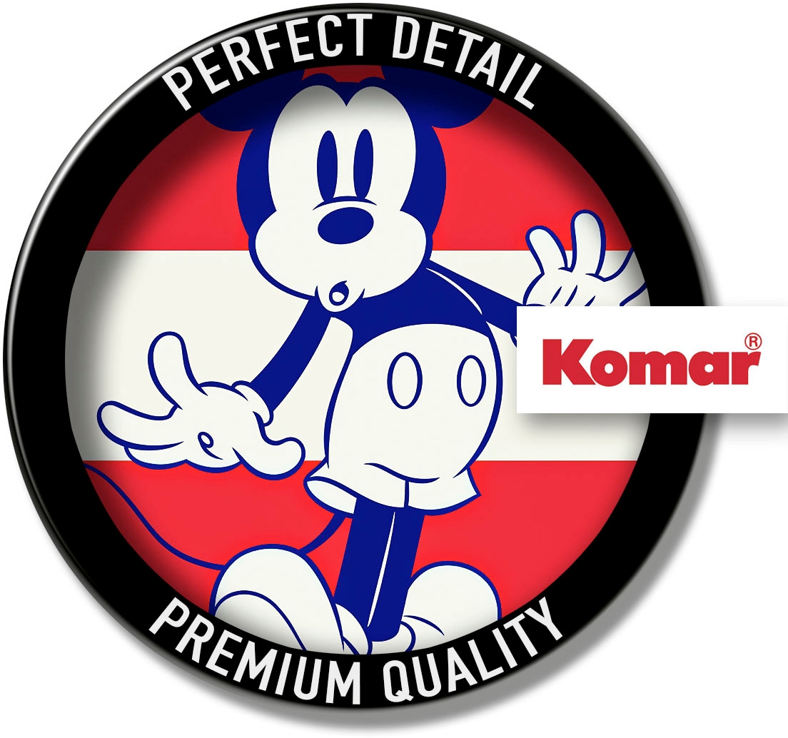Komar Vliestapete »Digitaldruck Vlies -  Mickey Vibrant - Grösse 200 x 250 cm« bedruckt glatt Kinderzimmer