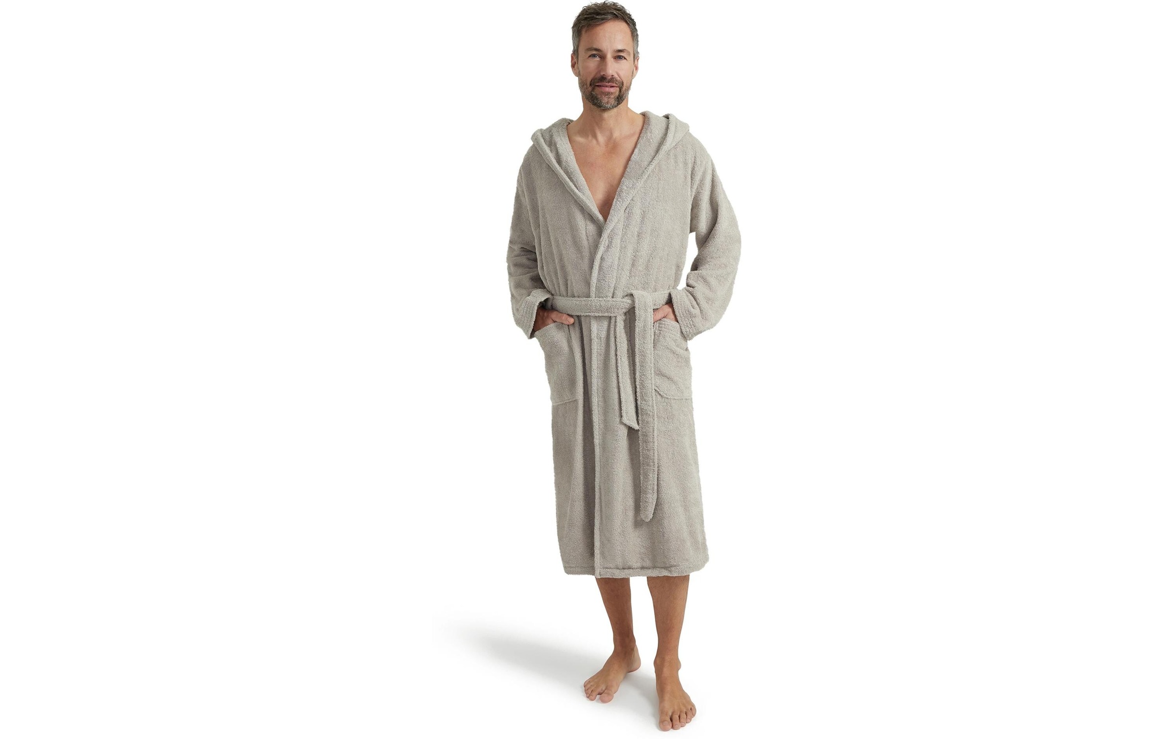 Möve Peignoir de bain unisexe »Superwuschel Kapuze, ideal für Sauna & Spa, Hotelbademantel« 1 cuis uni