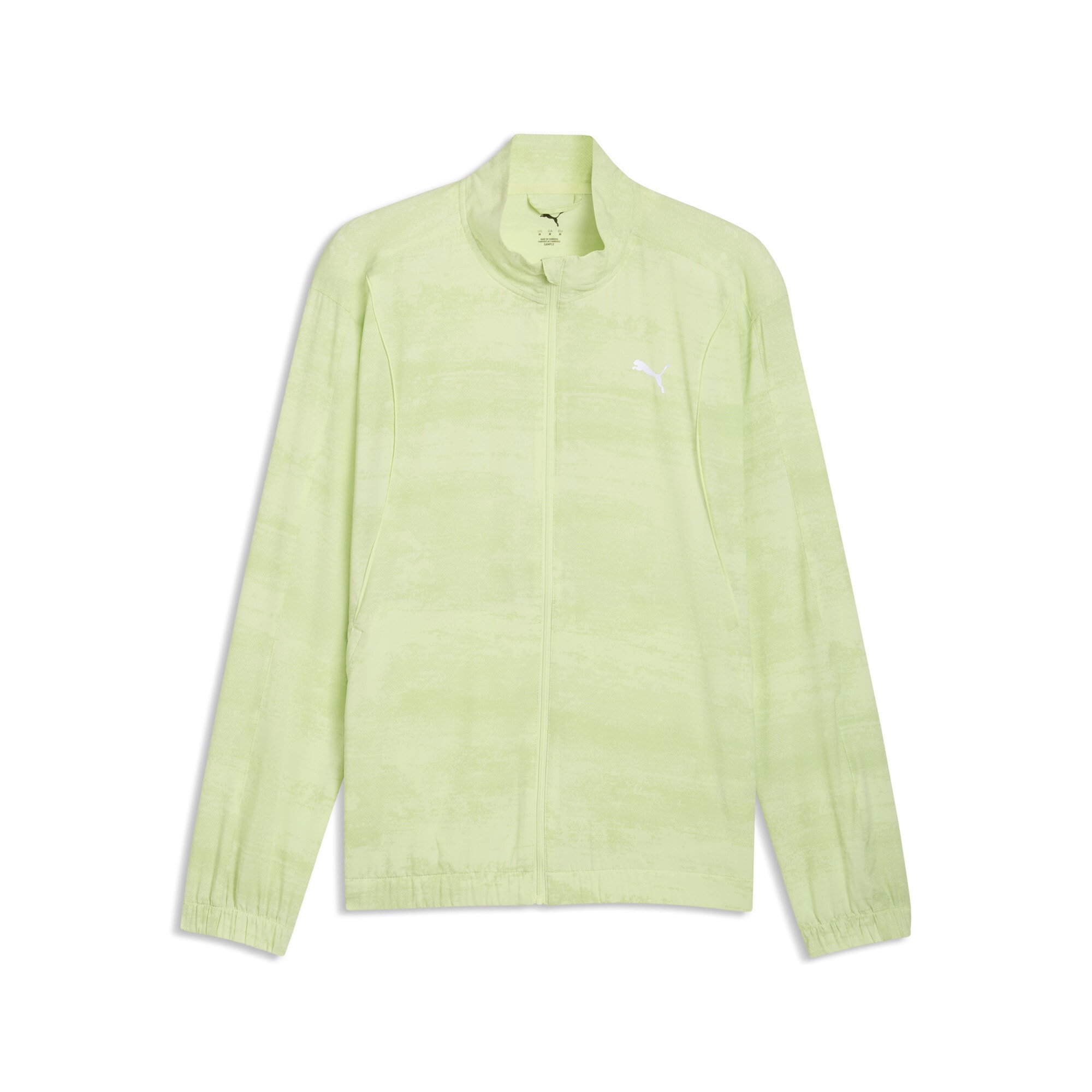 PUMA Veste d'entraînement »M RUN VELOCITY AOP WOVEN JACKET« ohne Kapuze mit Reissverschluss, atmungsaktiv, mit Nahttaschen