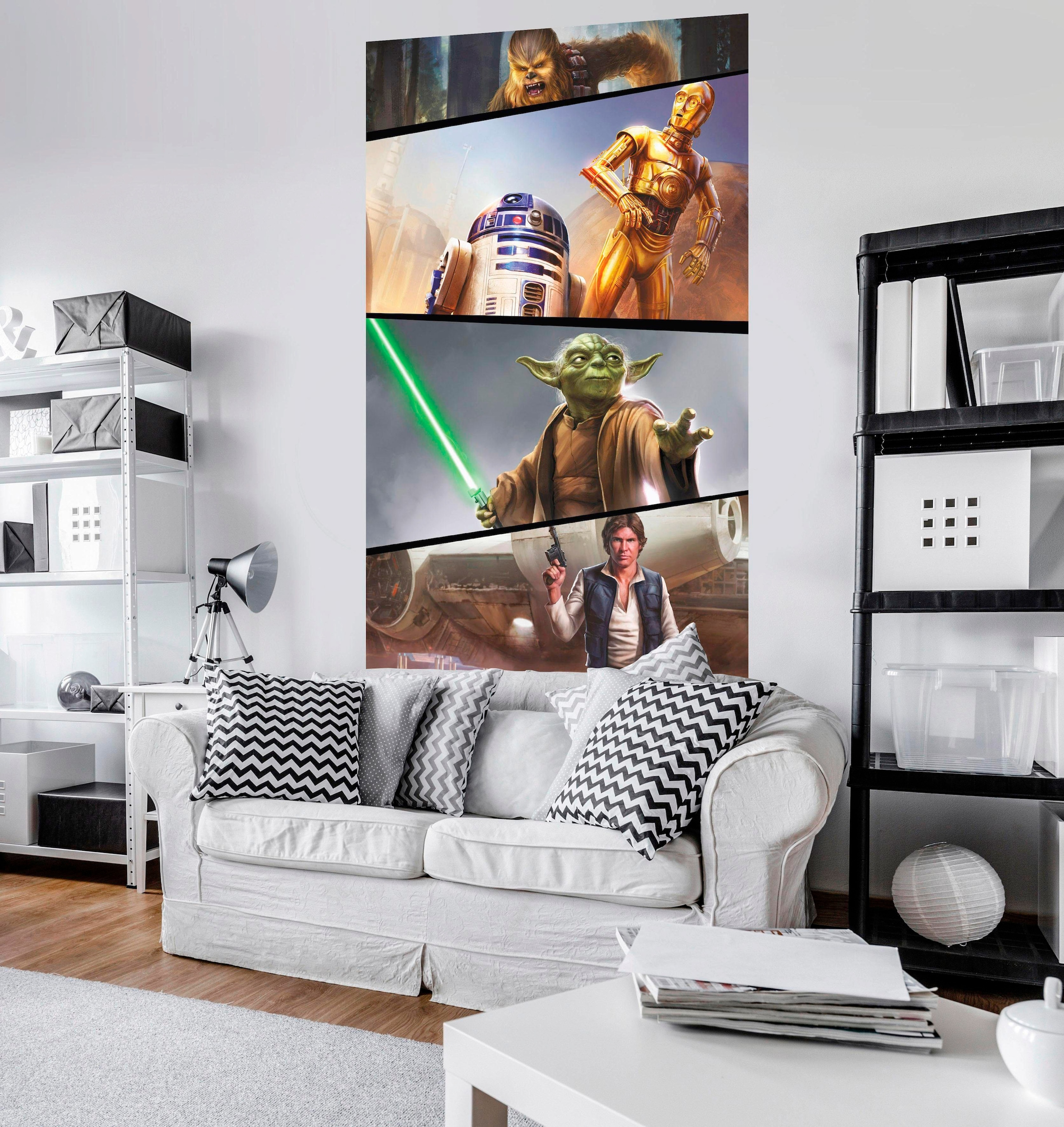 Komar Vliestapete »Digitaldruck Vlies - Star Wars Moments Rebels - Grösse 120 x 200 cm«, bedruckt, Kinderzimmer