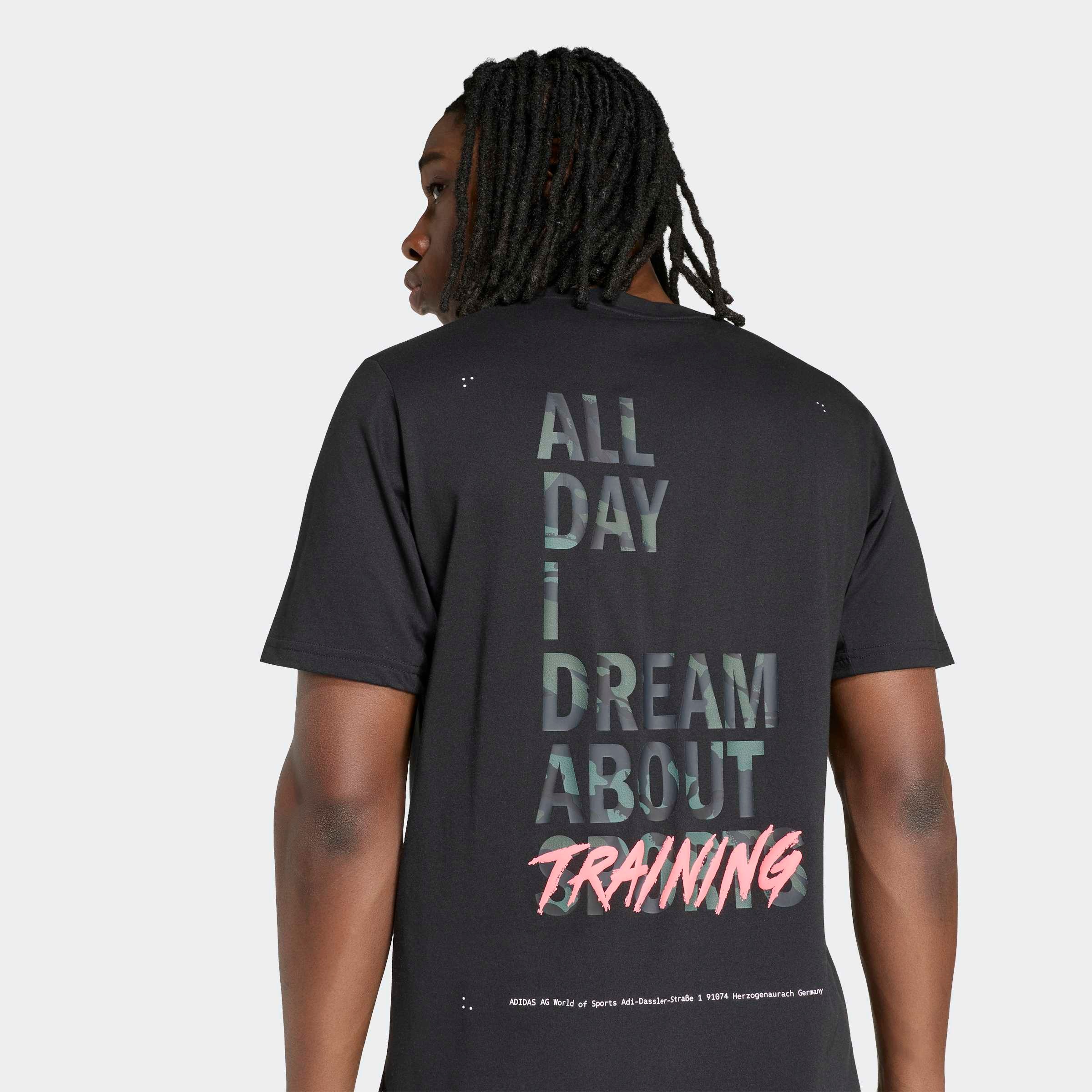 adidas Performance T-shirt »CLIMACOOL CAMO TRAINING GRAFIK« style sportif, avec technologie Climacool®, en polyester