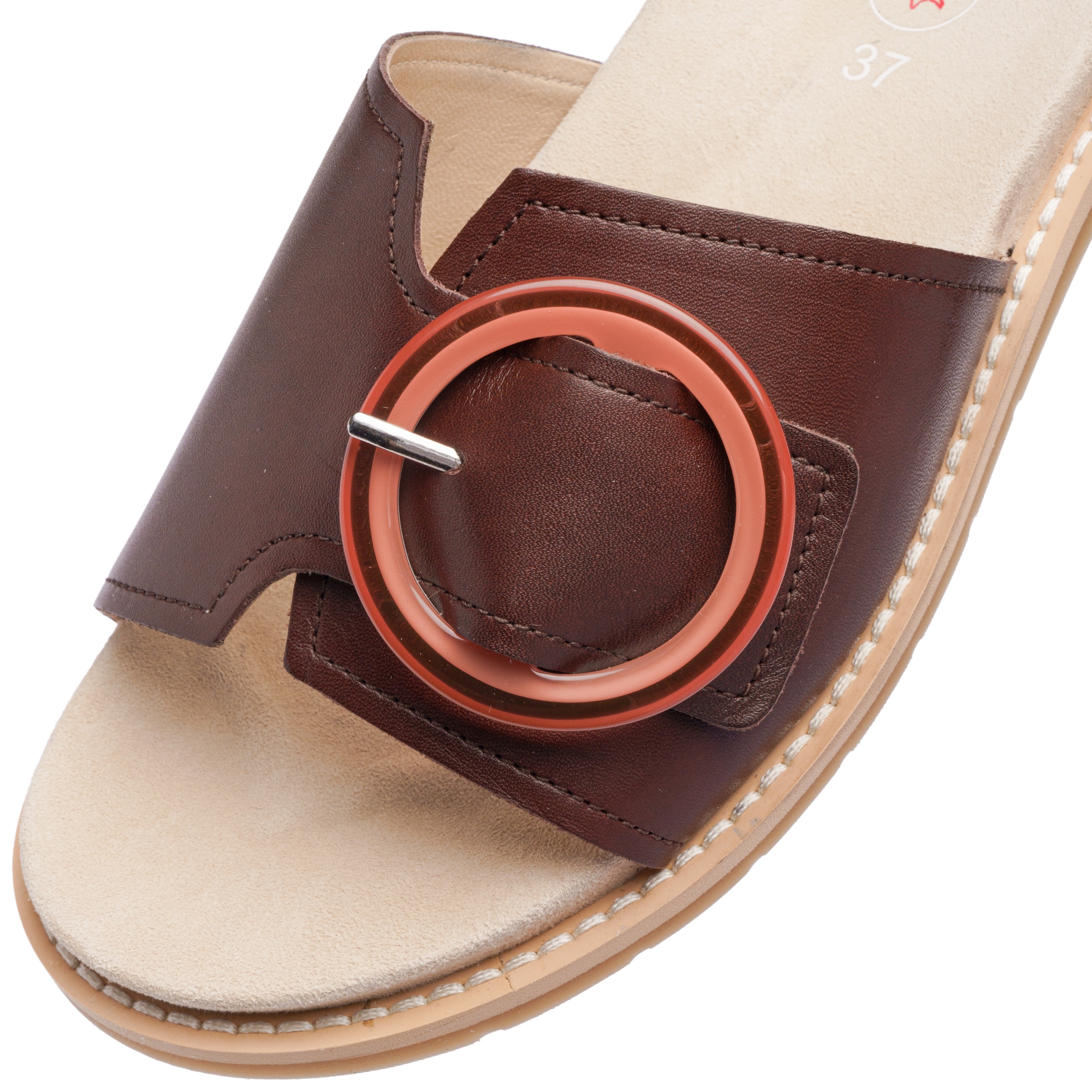 Ara Pantolette »ELBA«  chaussure d'été, chaussure à enfiler avec boucle décorative, largeur G (= large)