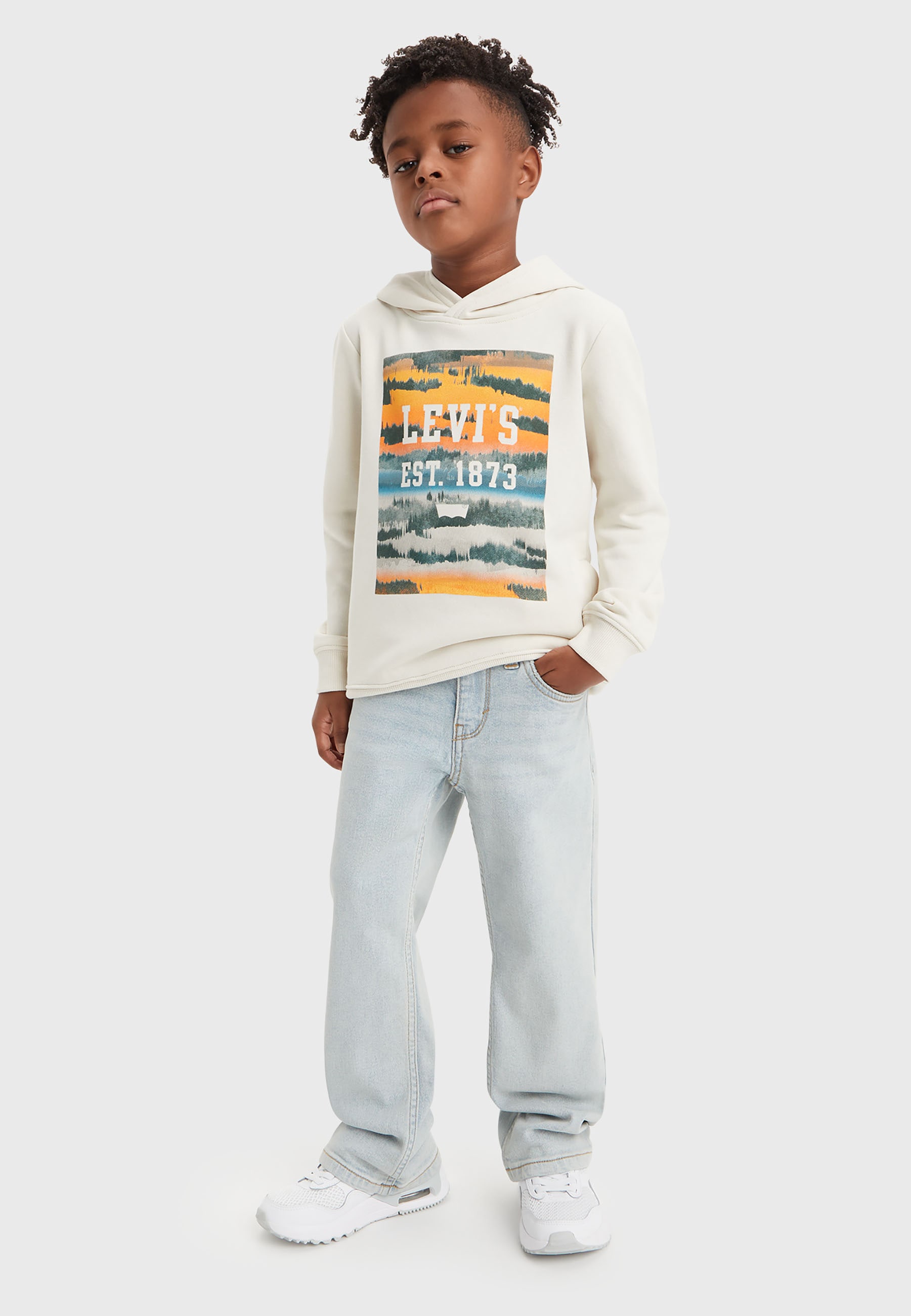 Levi's® Kids Hoodie, mit grossem Frontprint, for BOYS
