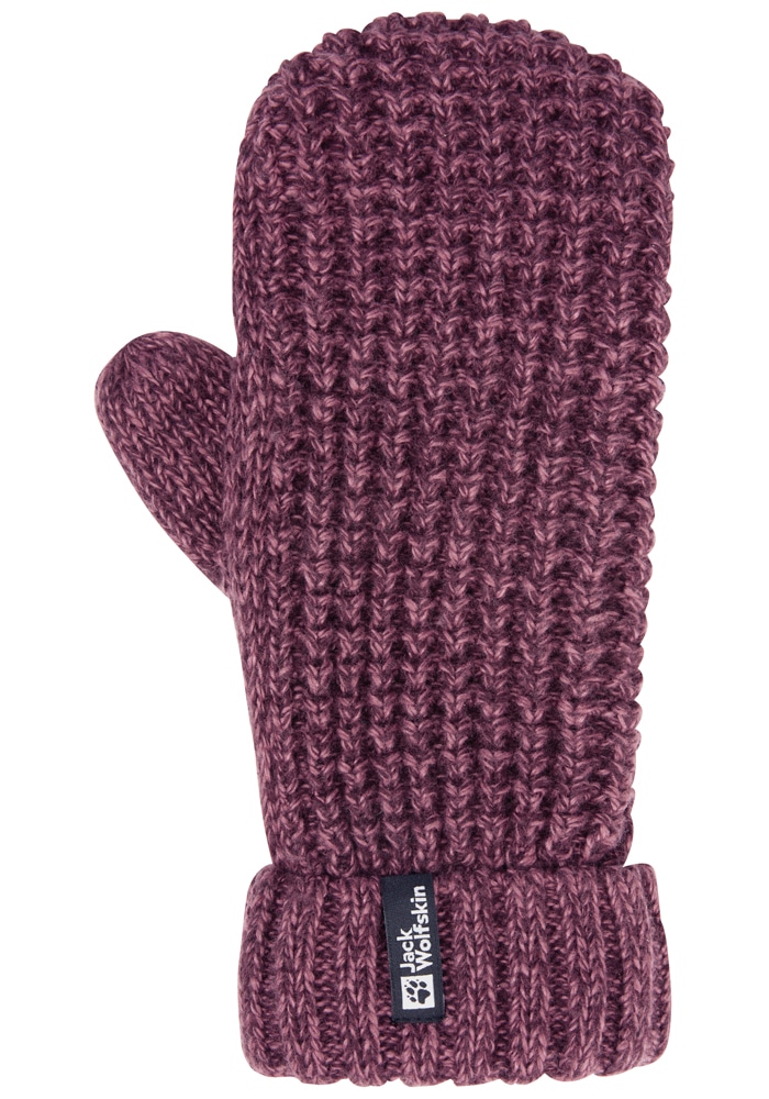 Jack Wolfskin Fäustlinge »MEDLEY KNIT MITTEN W« Strick-Fäustlinge, warm, mit Fleece-Futter