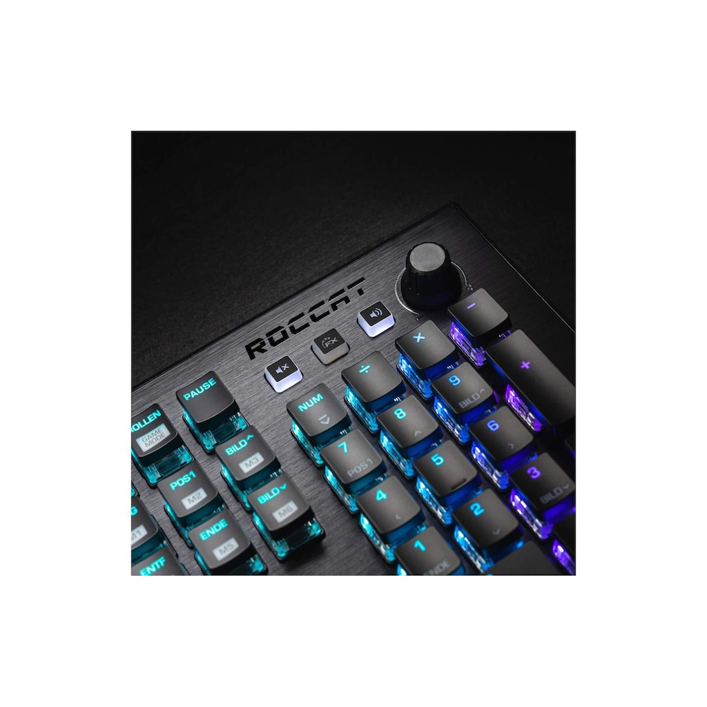 ROCCAT Gaming-Tastatur »Vulcan 121 AIMO Red Switch«, (Ziffernblock)