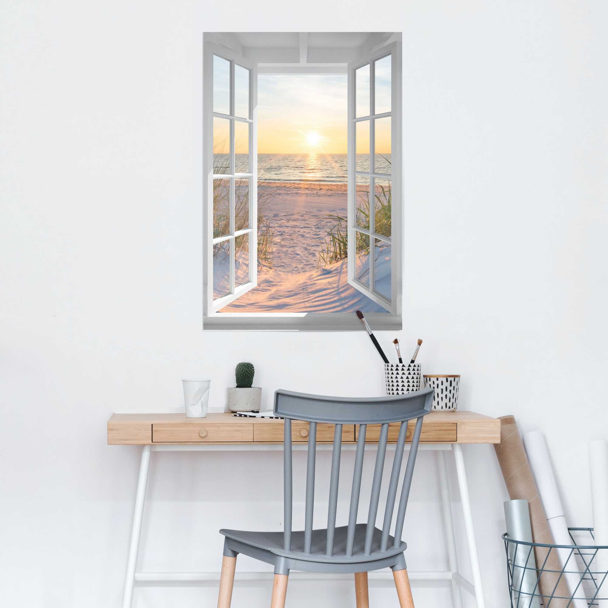 Image of Reinders Poster "Sonnenuntergang durch das Fenster"