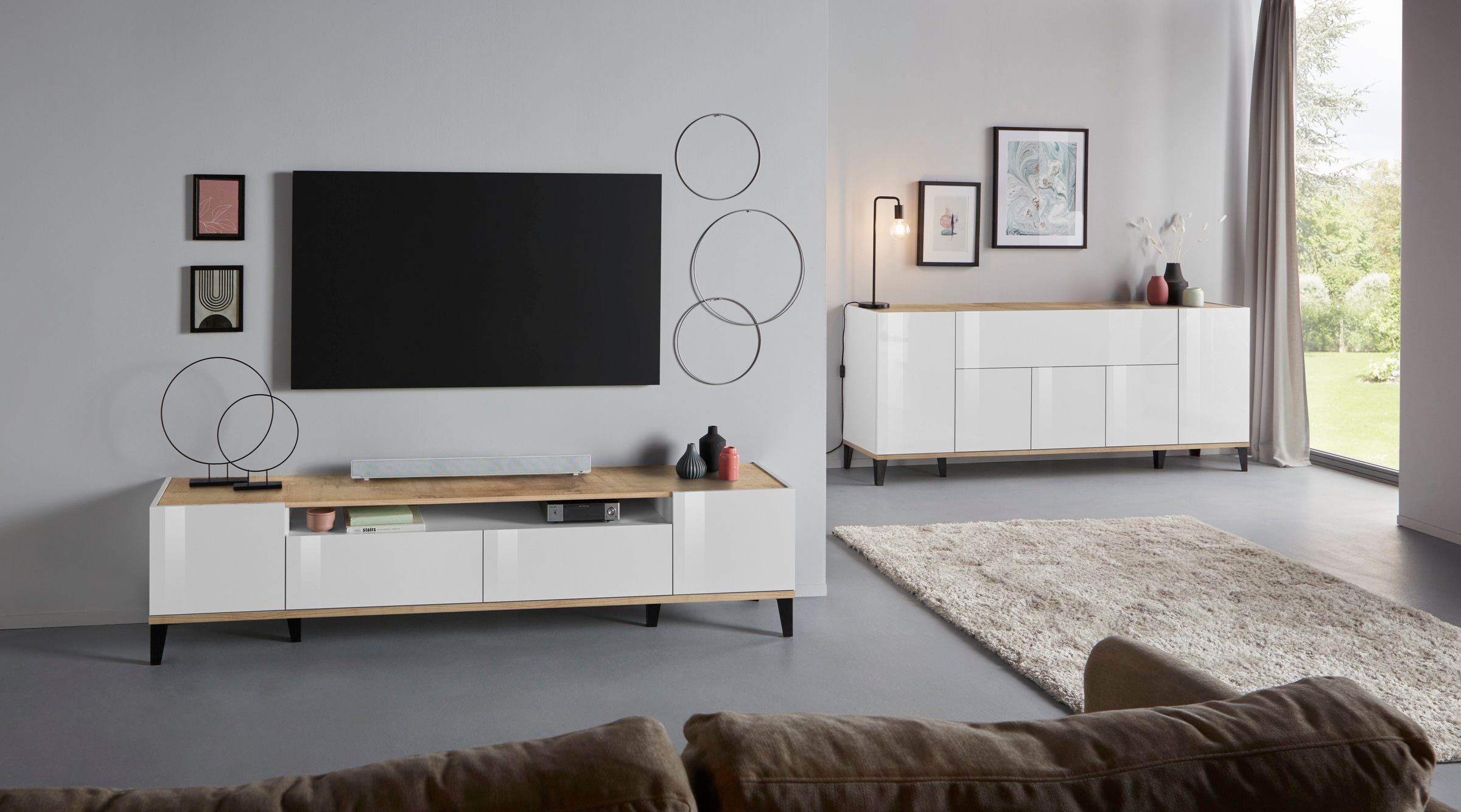 INOSIGN Lowboard »SunriseTV-Board, TV-Schrank«, Breite 200 cm