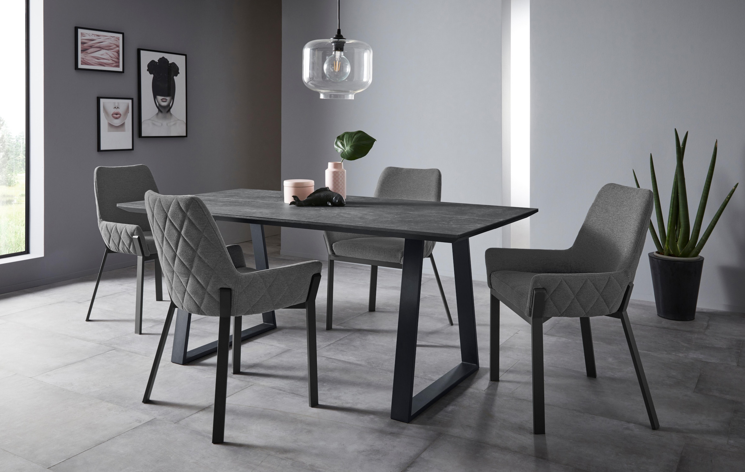 Places of Style Stuhl »Lome, TOPSELLER!, OTTOs Choice«, (Set), 2 St., Webstoff