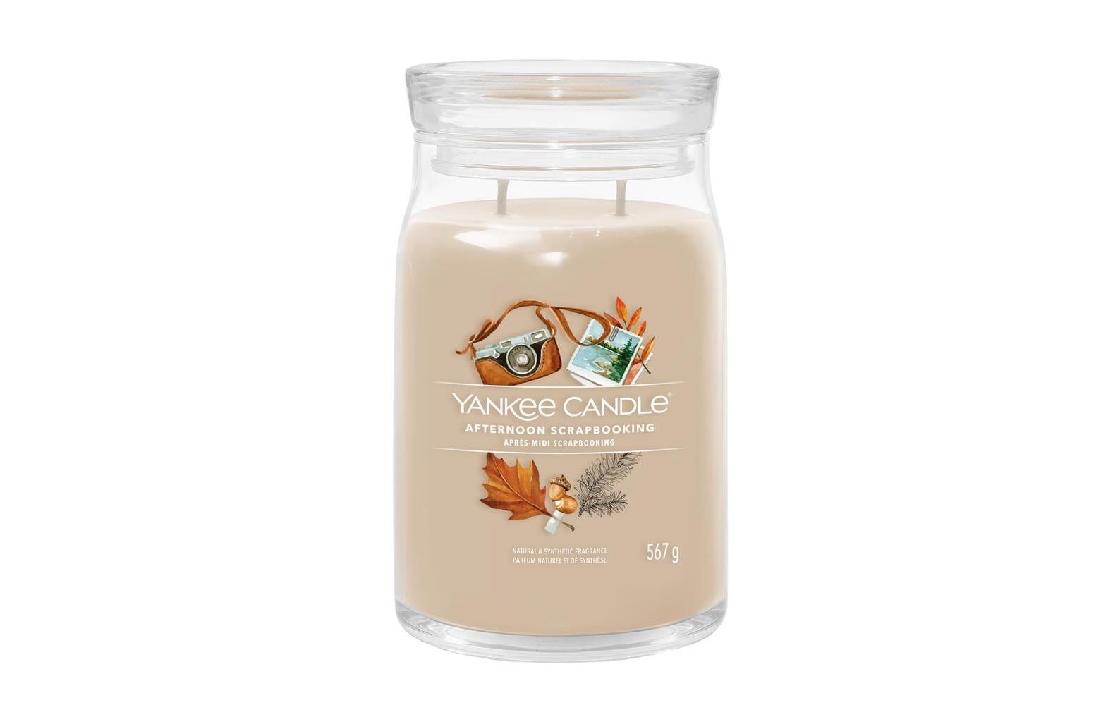 Image of Duftkerze "Yankee Candle Signature Afternoon Scrapbooking Signature Large Jar"
