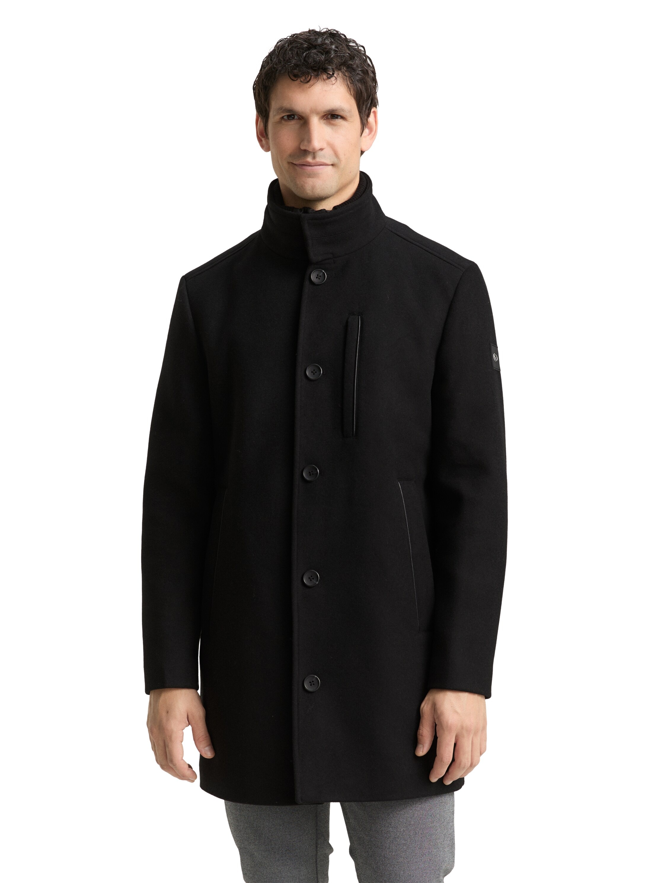 Image of TOM TAILOR Wollmantel mit abnehmbarer Innenjacke