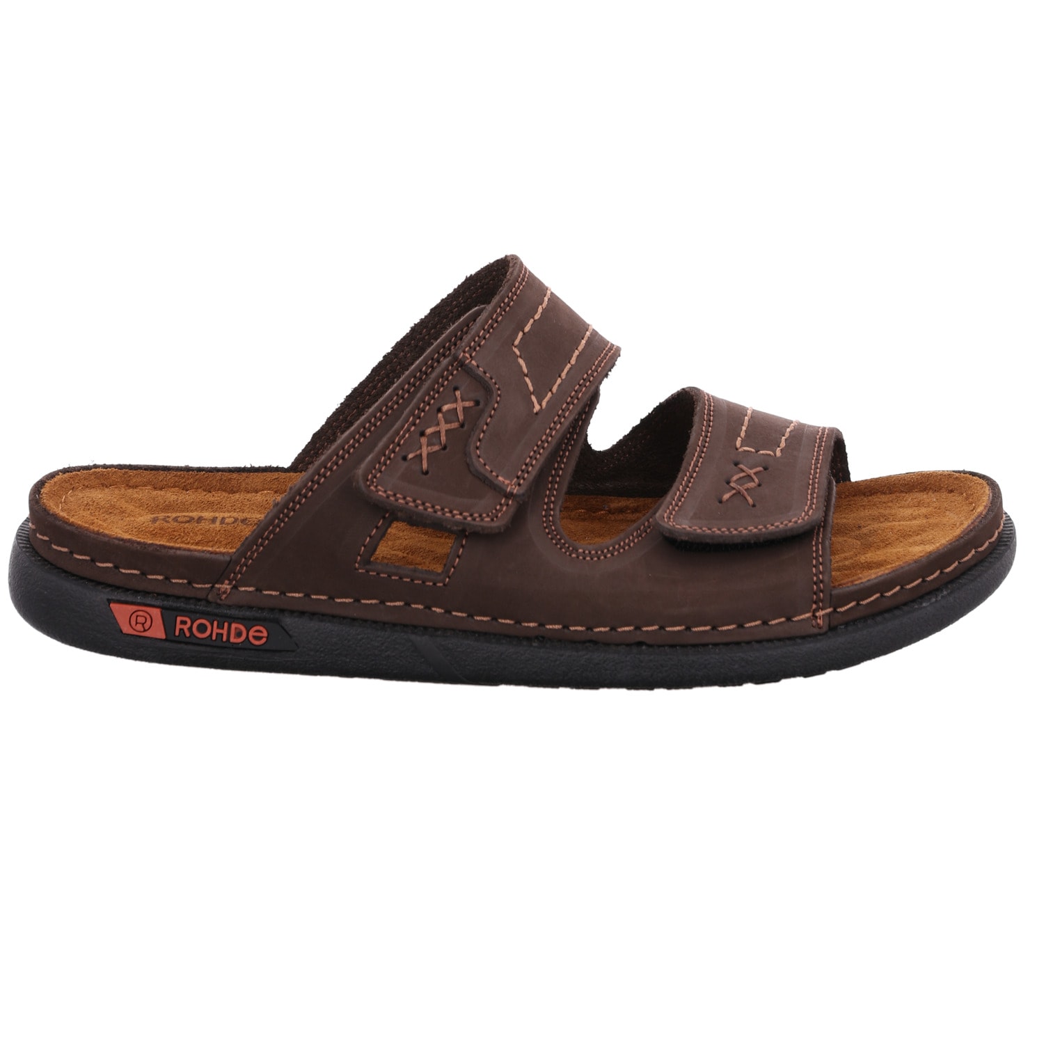 Rohde Pantolette »CENTO«  chaussure d'été, chausson avec deux fermetures velcro pratiques