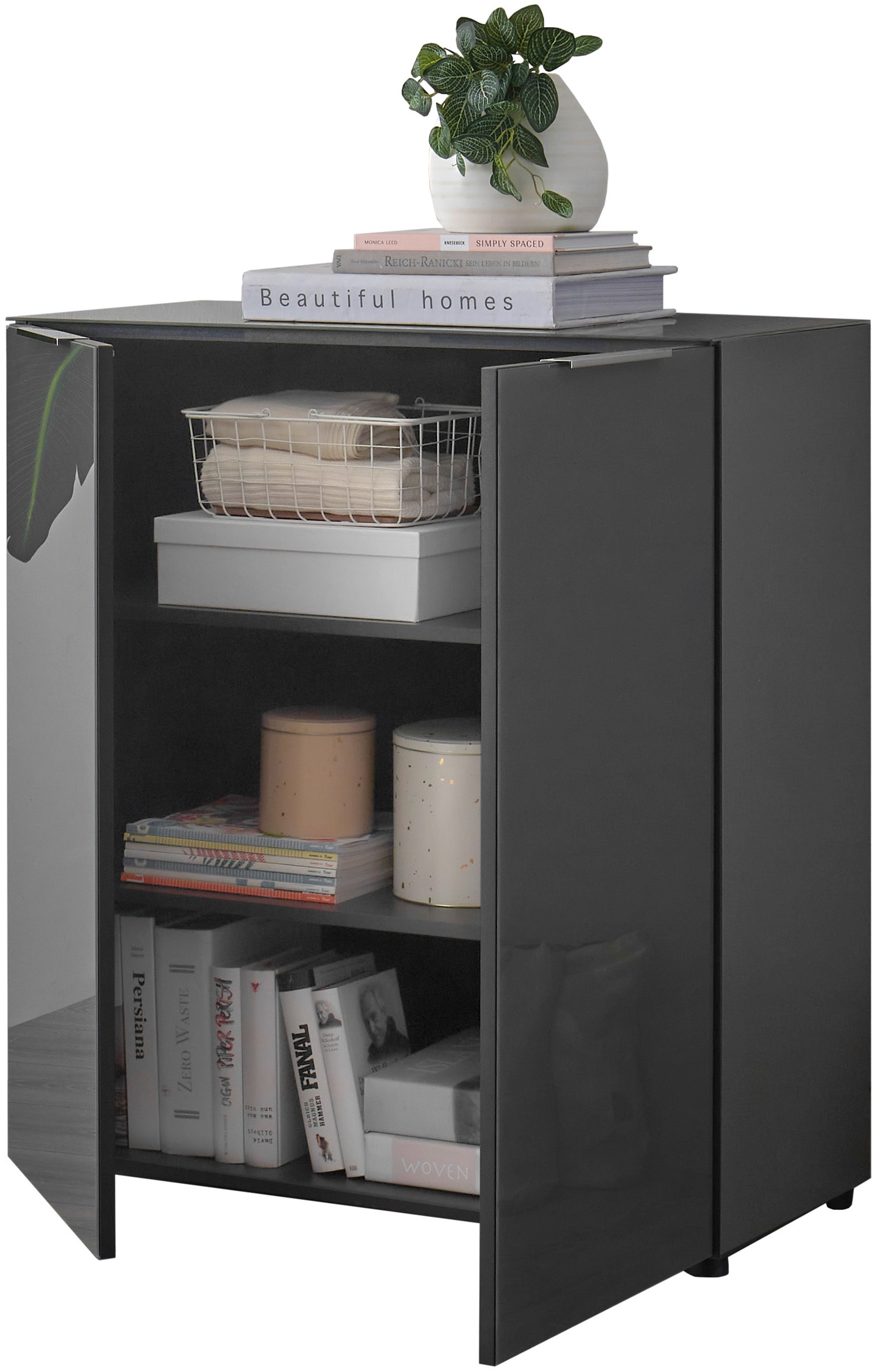 HBZ Commode »Santorin, BxHxT 90x99x40 cm« 1 cuis tlg. Breite 90cm, Softclose für Türen, Melaminbeschichtung