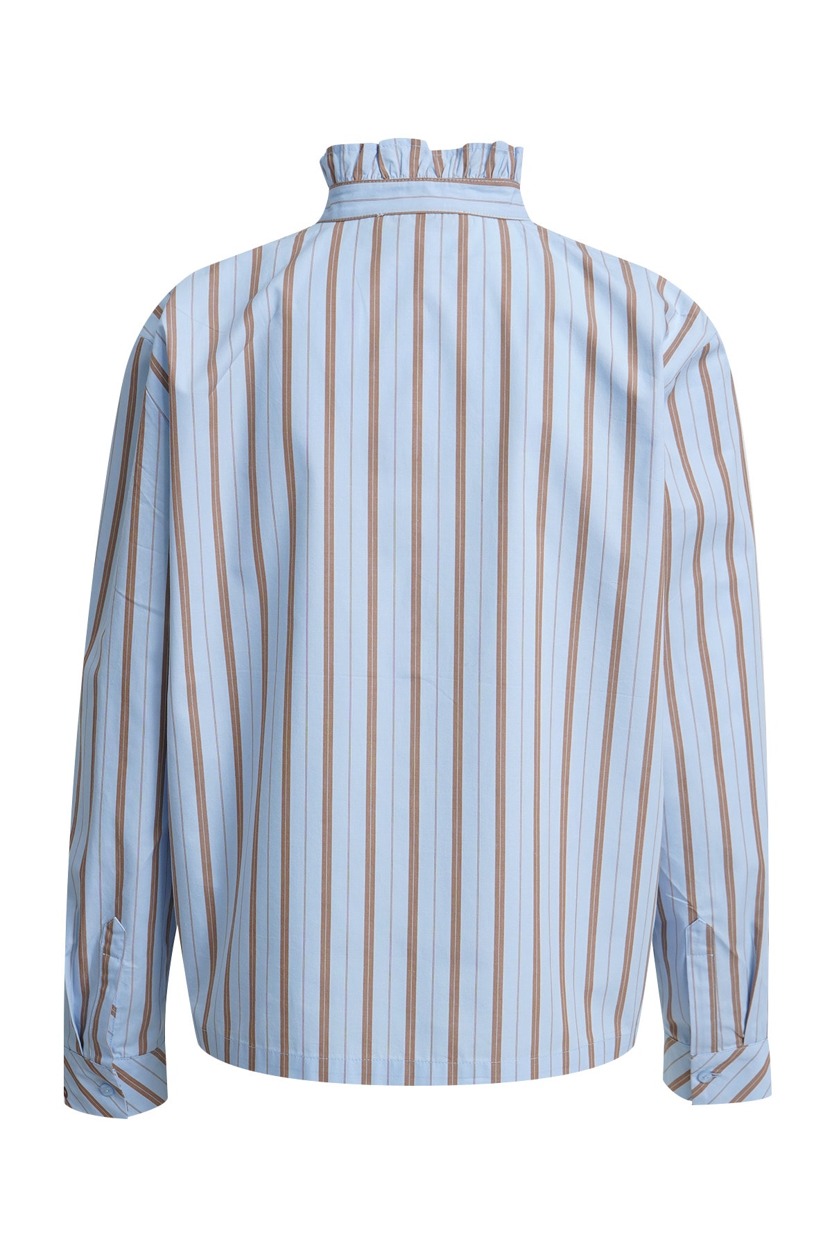 Smith & Soul Hemdbluse mit Rüschenbesatz am Stehkragen