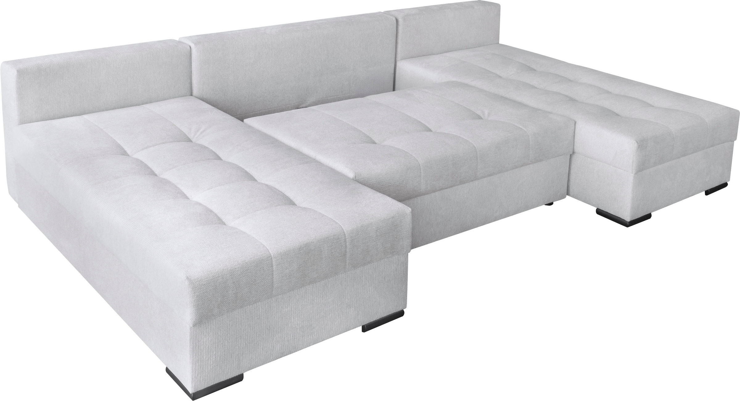 GOODproduct Paysage de salon »Home System U-Form, von B: 269-352 cm wählbar, 6 Varianten zur Auswahl« Bettfunktion, Bettkasten & Zierkissen, Federkern