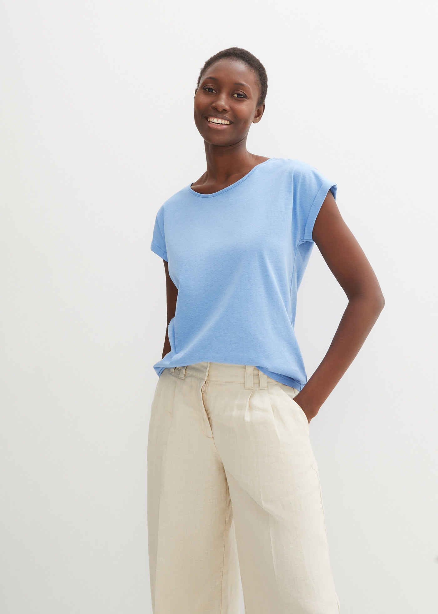bonprix T-shirt tunique Oversize-Passform, Kurzarm-Design, für Frühling und Sommer