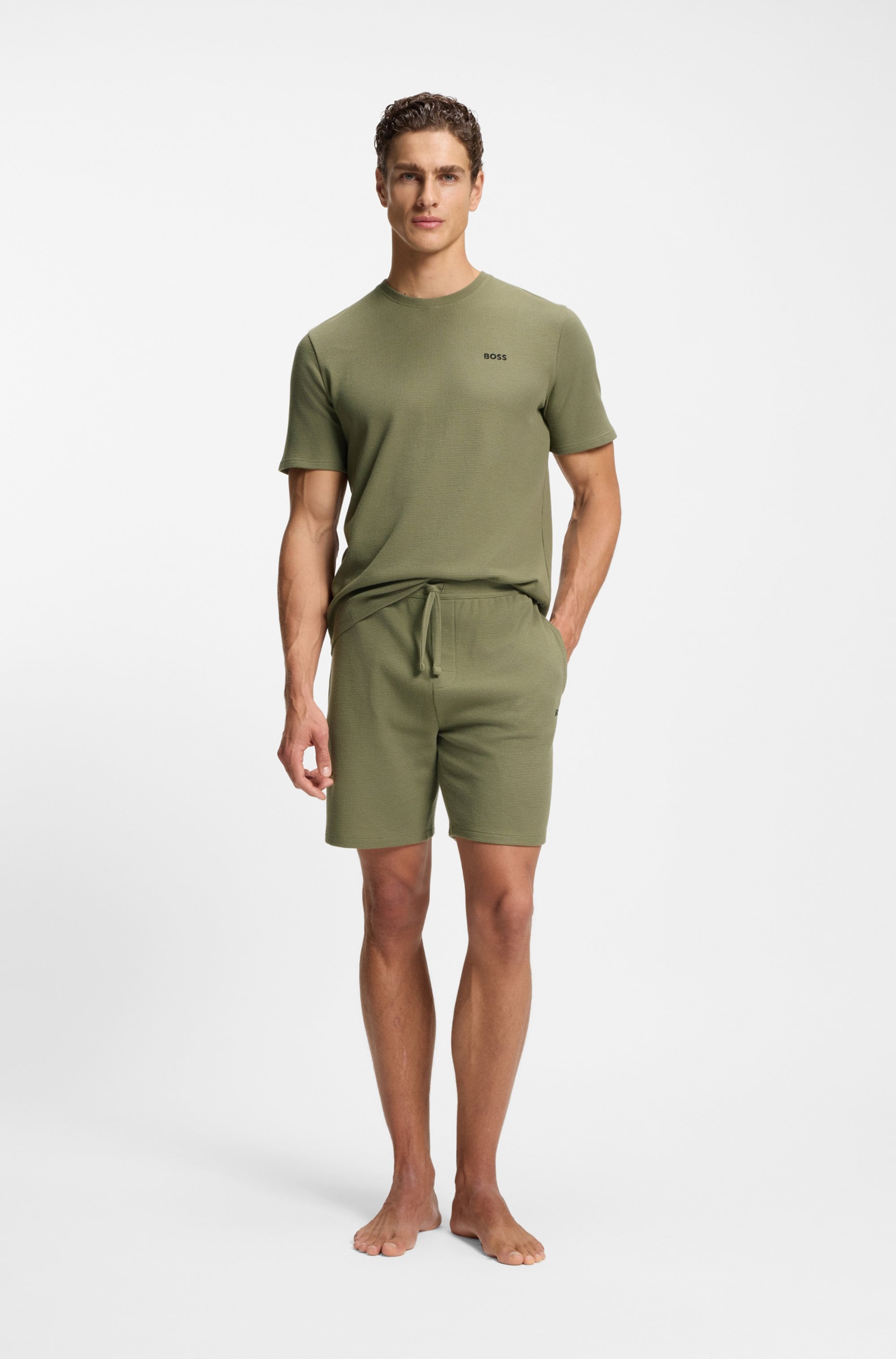 BOSS Haut de pyjama »Waffle T-Shirt«